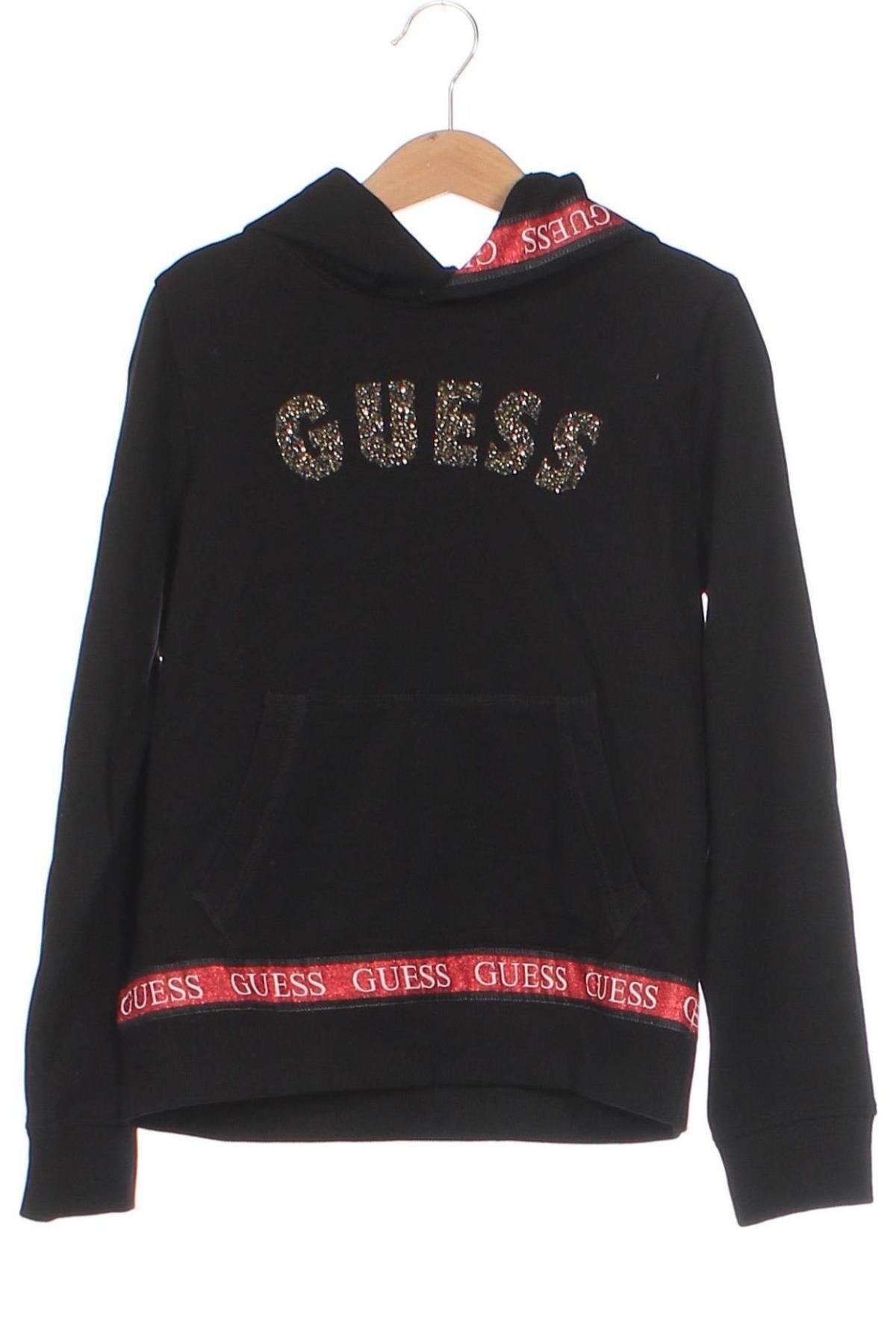 Kinder Sweatshirts Guess, Größe 7-8y/ 128-134 cm, Farbe Schwarz, Preis 30,84 €