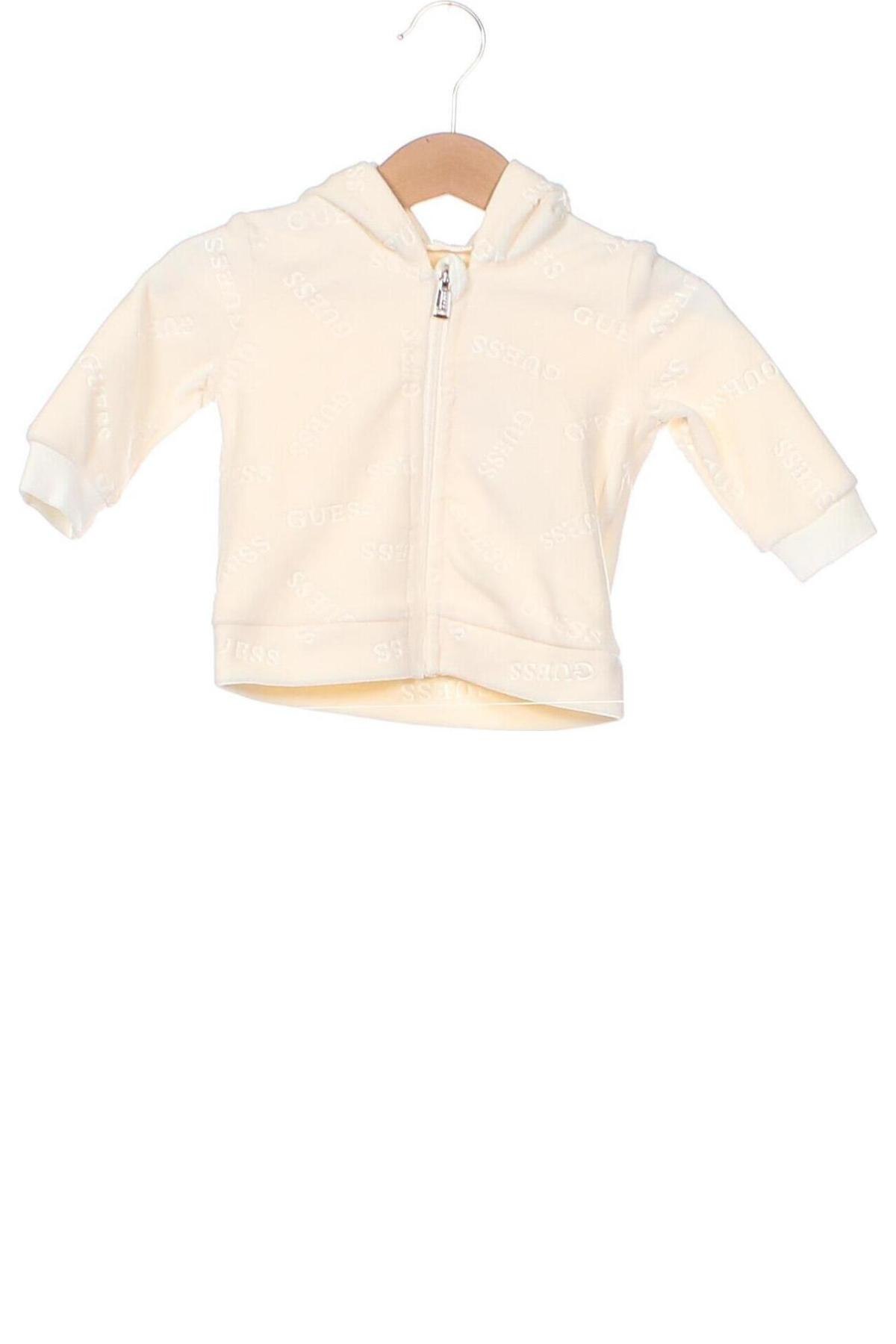 Dziecięca bluza Guess, Rozmiar 2-3m/ 56-62 cm, Kolor ecru, Cena 181,25 zł
