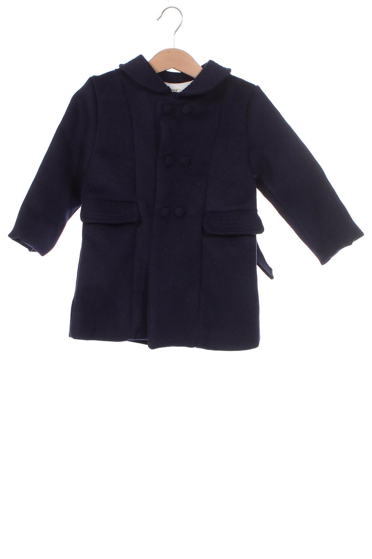 Детско палто Coccode, Размер 18-24m/ 86-98 см, Цвят Син, Цена 48,06 лв.