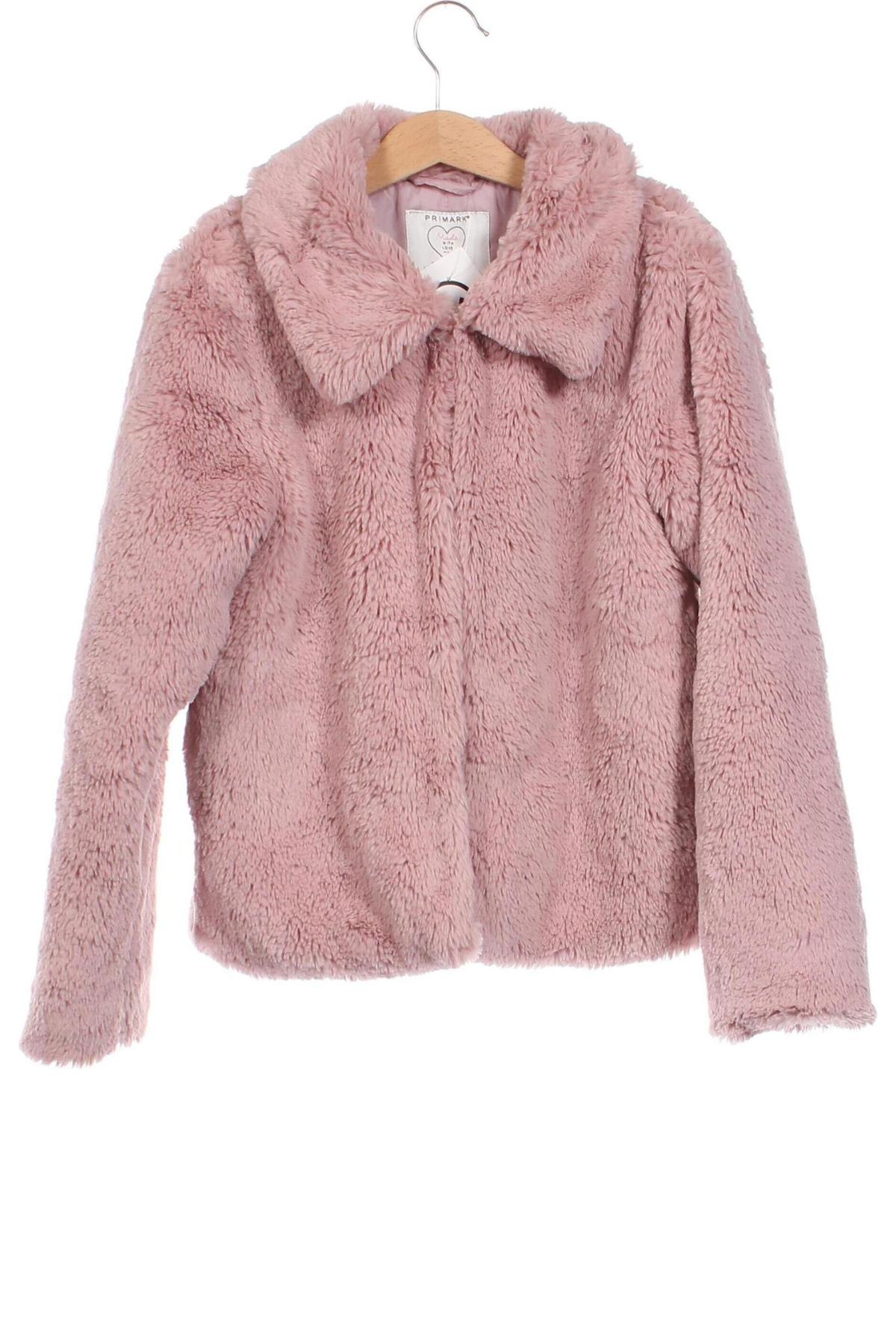 Детско палто Primark, Размер 9-10y/ 140-146 см, Цвят Розов, Цена 23,73 лв.