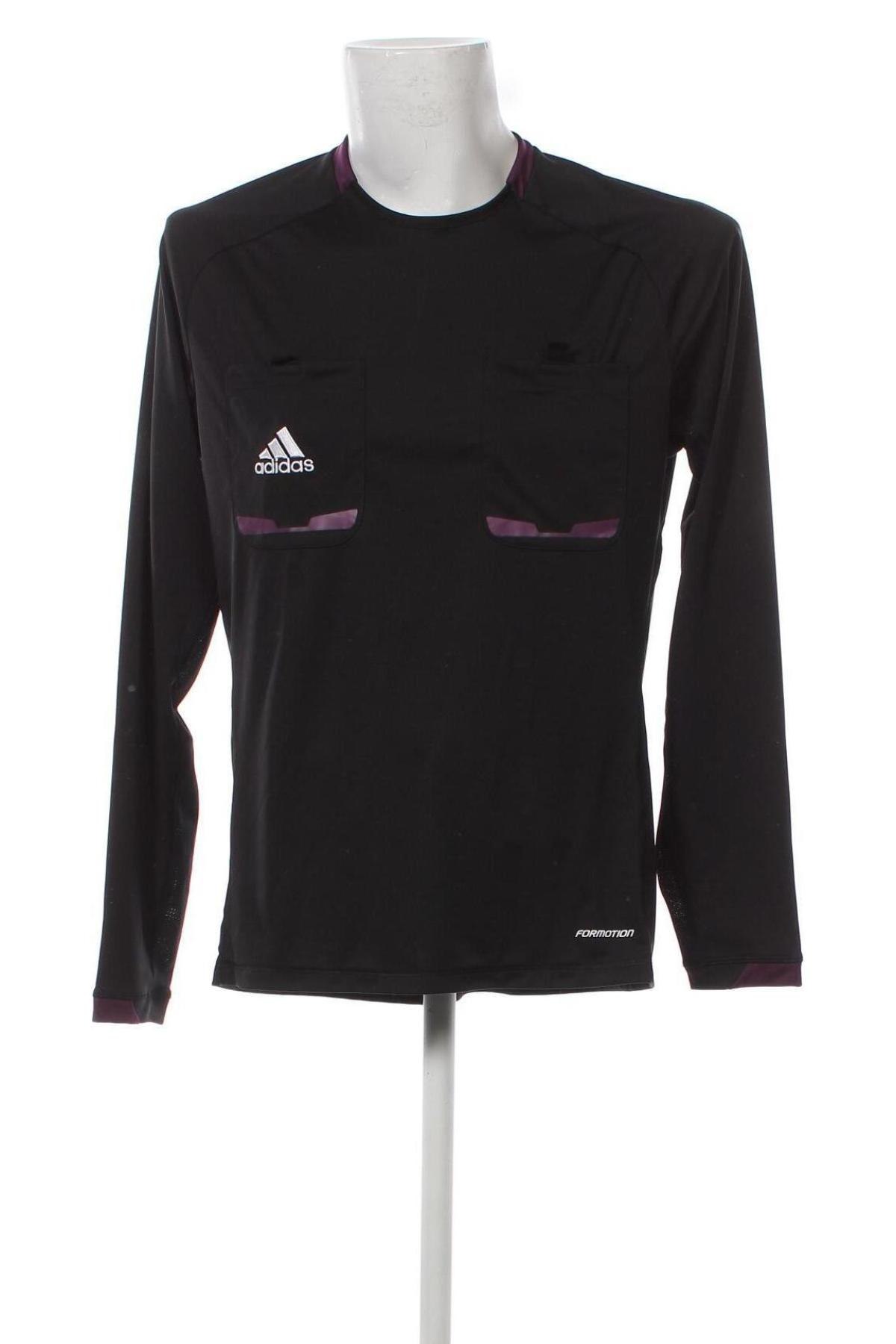 Herren Shirt Adidas, Größe L, Farbe Schwarz, Preis 16,70 €