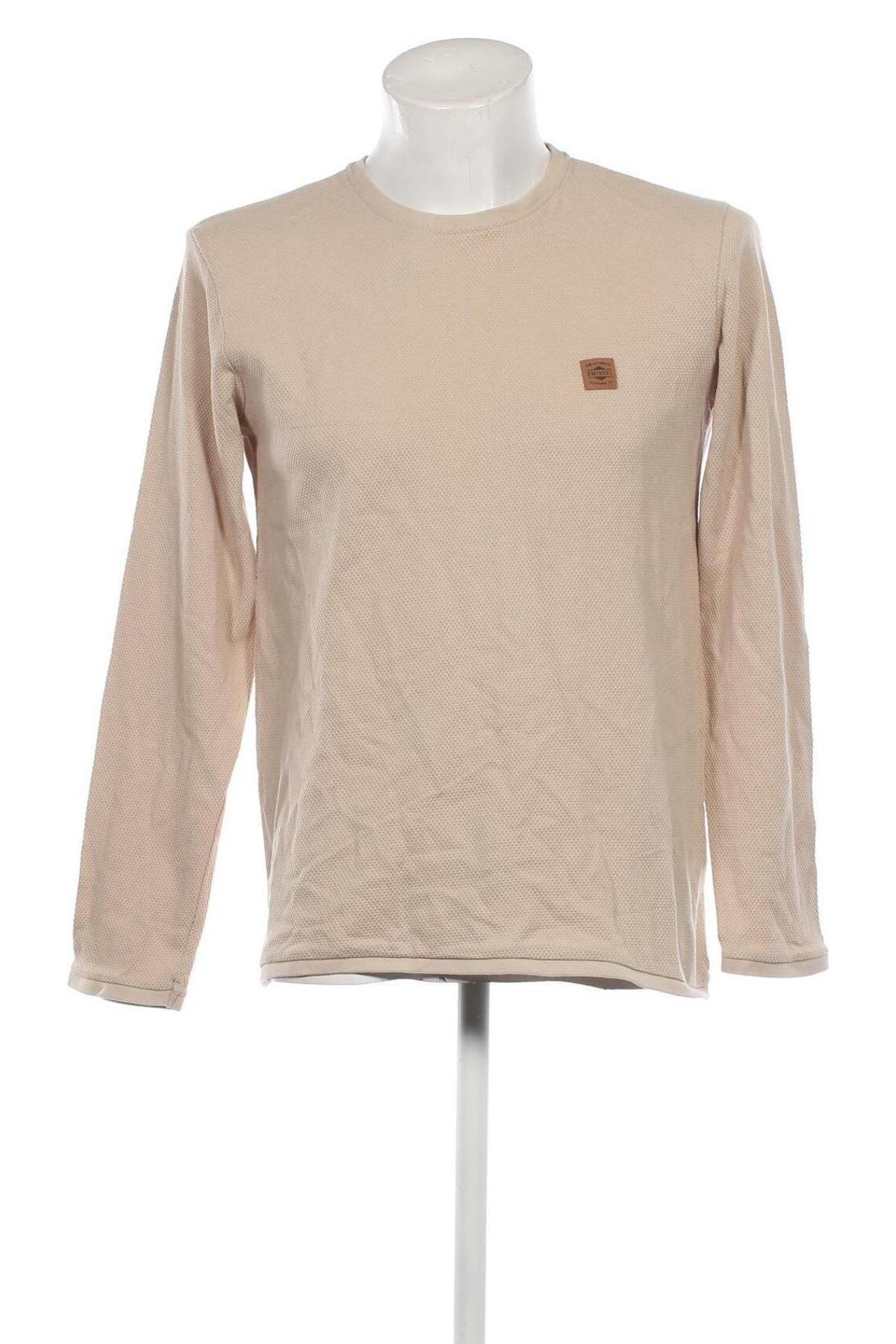 Мъжка блуза Jean Pascale, Размер M, Цвят Бежов, Цена 19,00 лв.