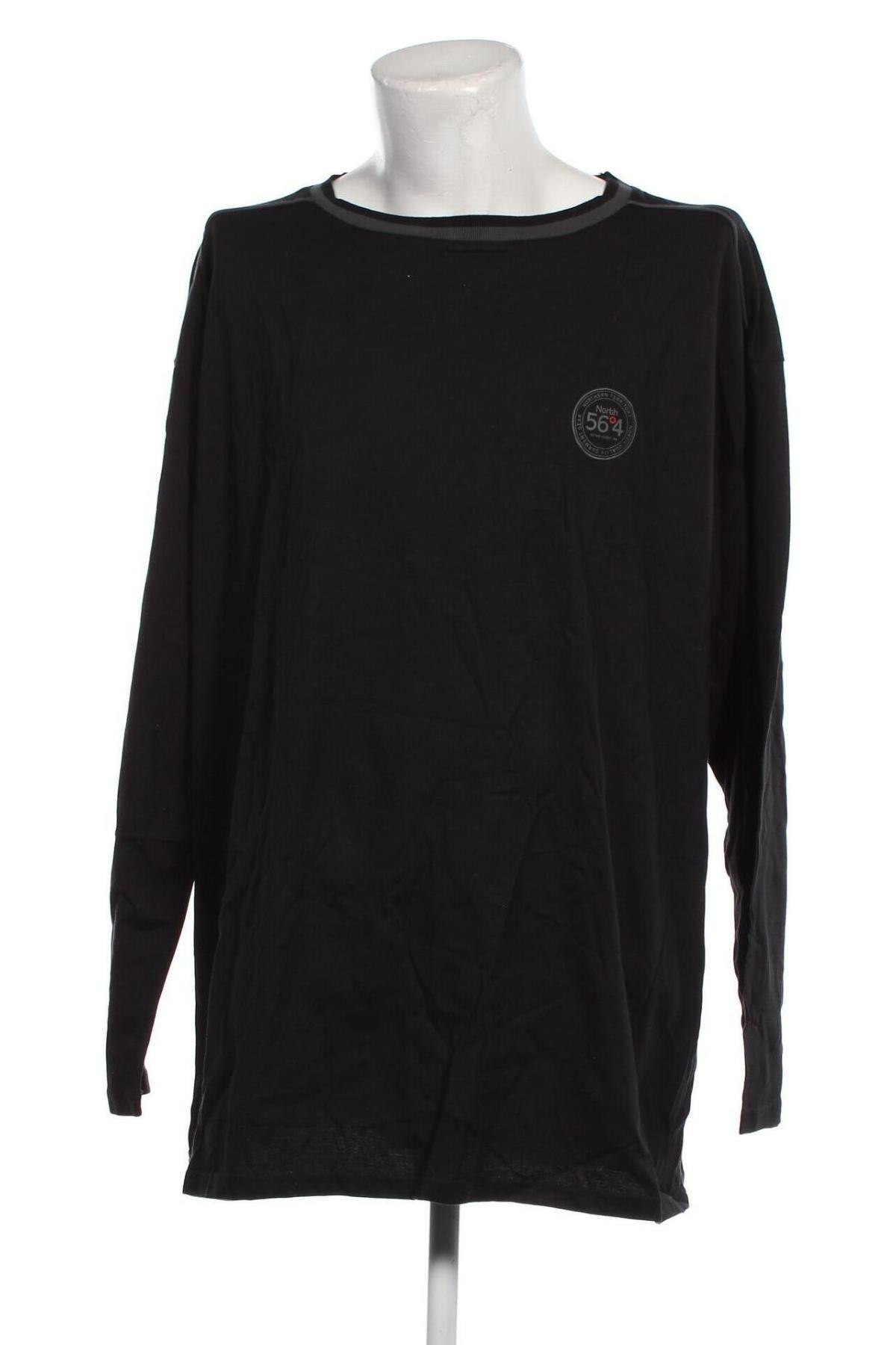 Herren Shirt North 56-4, Größe 4XL, Farbe Schwarz, Preis 23,66 €