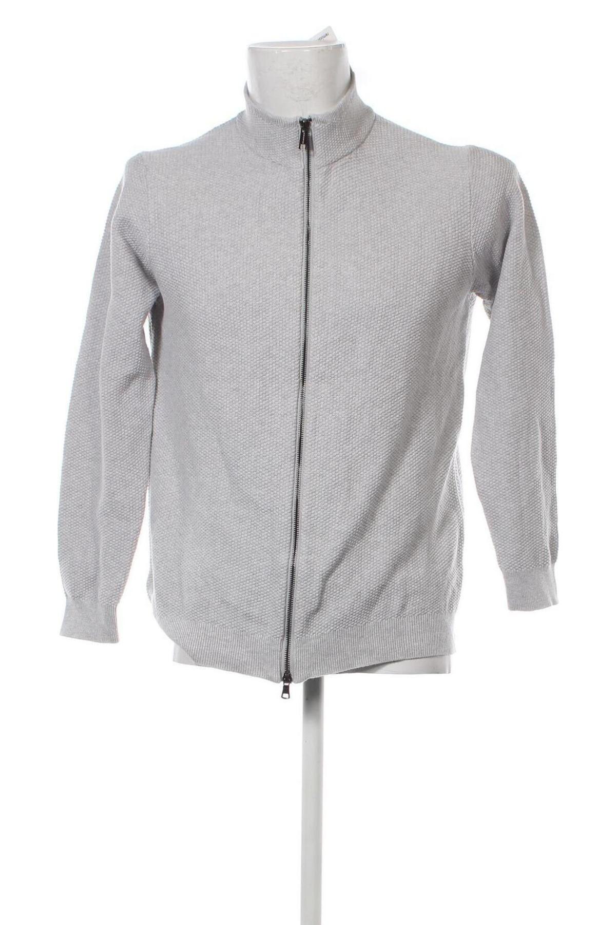 Jachetă tricotată de bărbați Paul Hunter, Mărime L, Culoare Gri, Preț 144,74 Lei