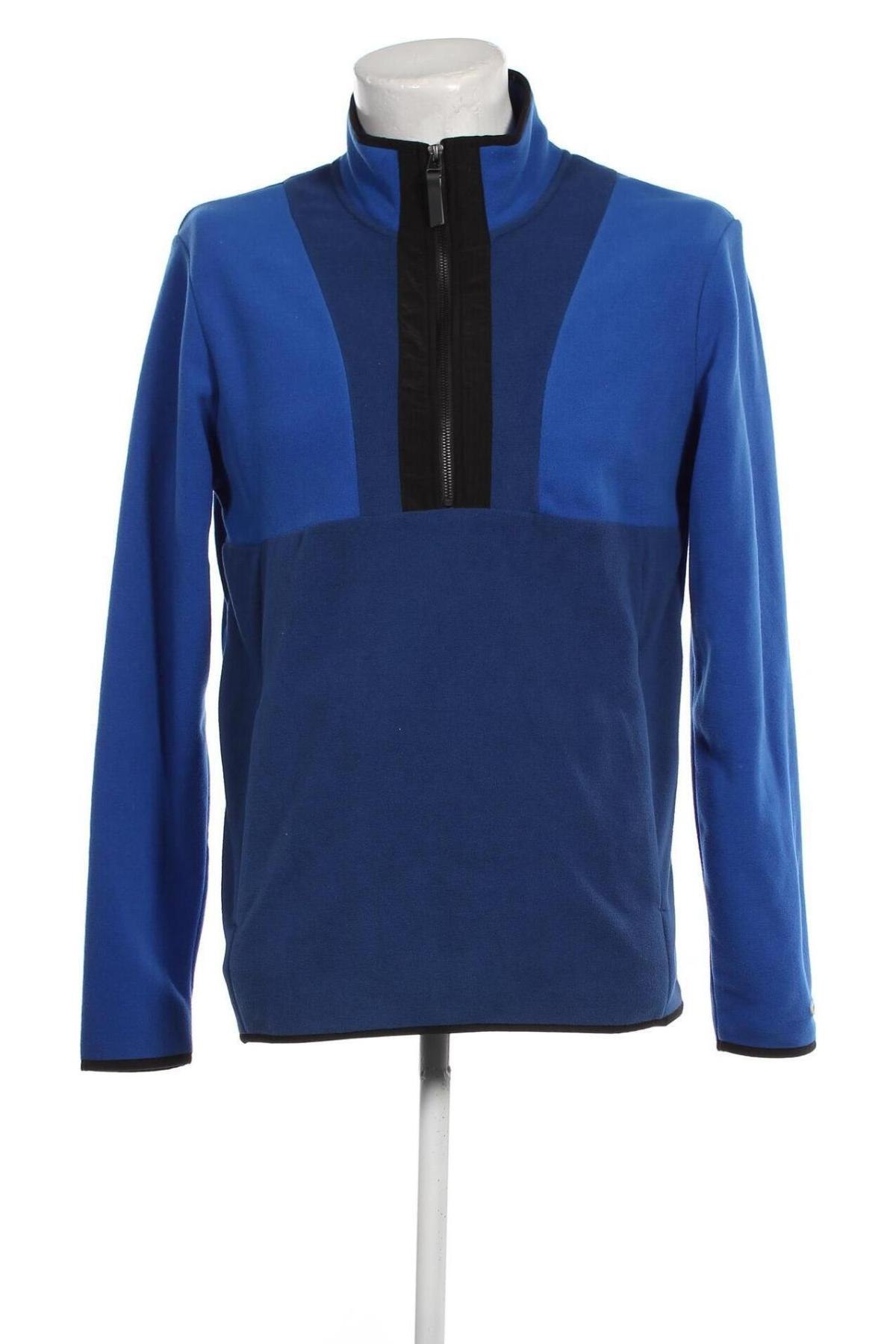 Мъжка поларена блуза Core By Jack & Jones, Размер L, Цвят Син, Цена 18,00 лв.