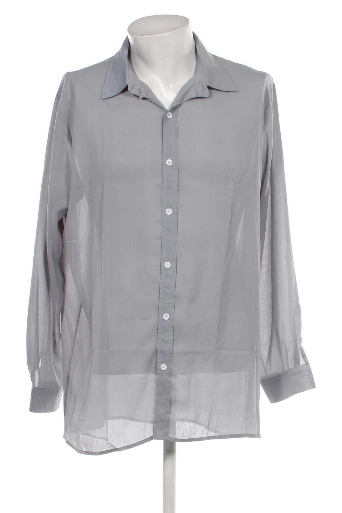 Herrenhemd, Größe 3XL, Farbe Grau, Preis 11,91 €
