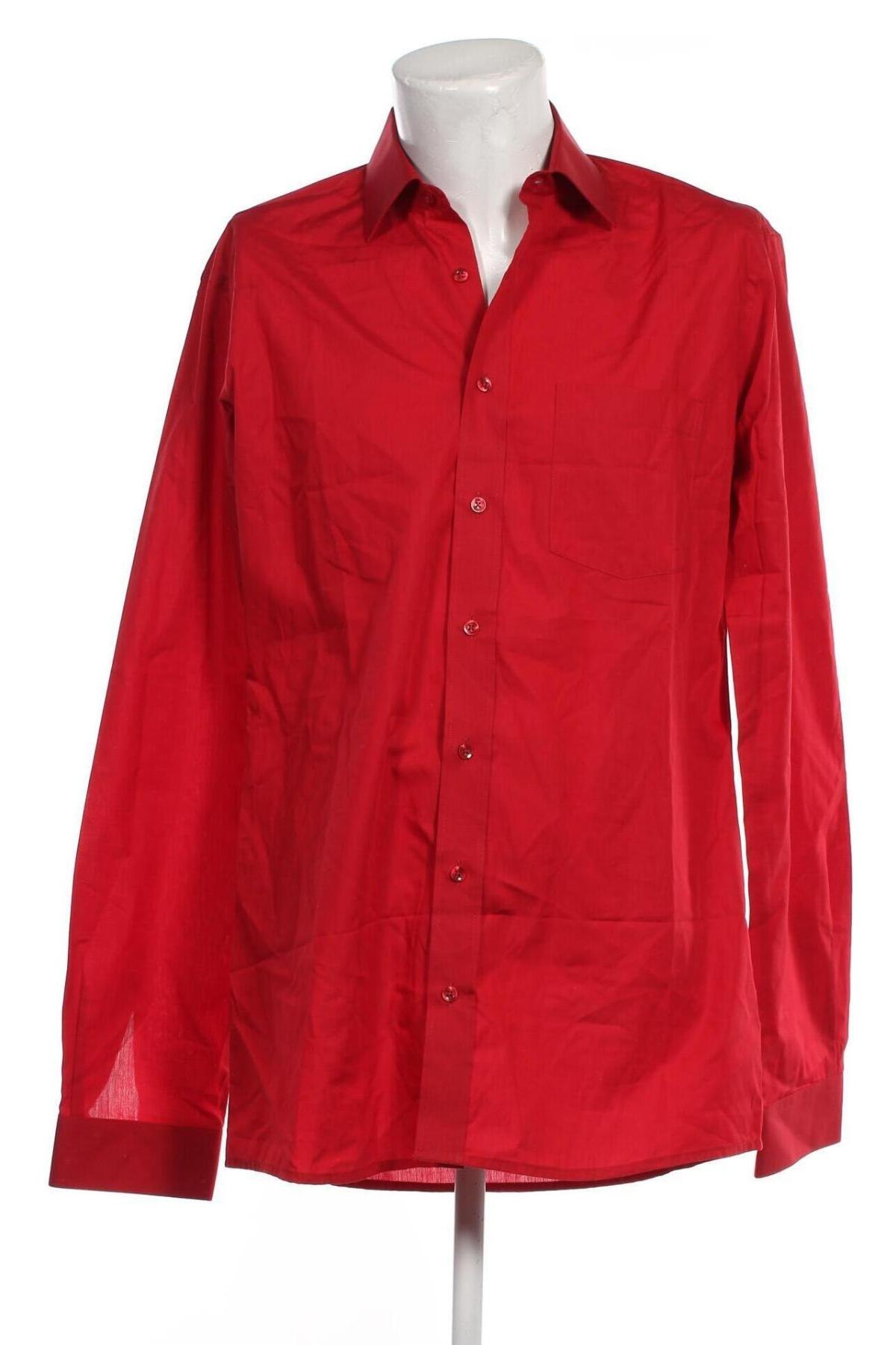 Ανδρικό πουκάμισο, Μέγεθος L, Χρώμα Κόκκινο, Τιμή 17,94 €