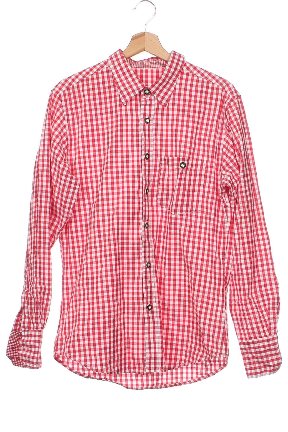 Ανδρικό πουκάμισο, Μέγεθος S, Χρώμα Κόκκινο, Τιμή 5,01 €