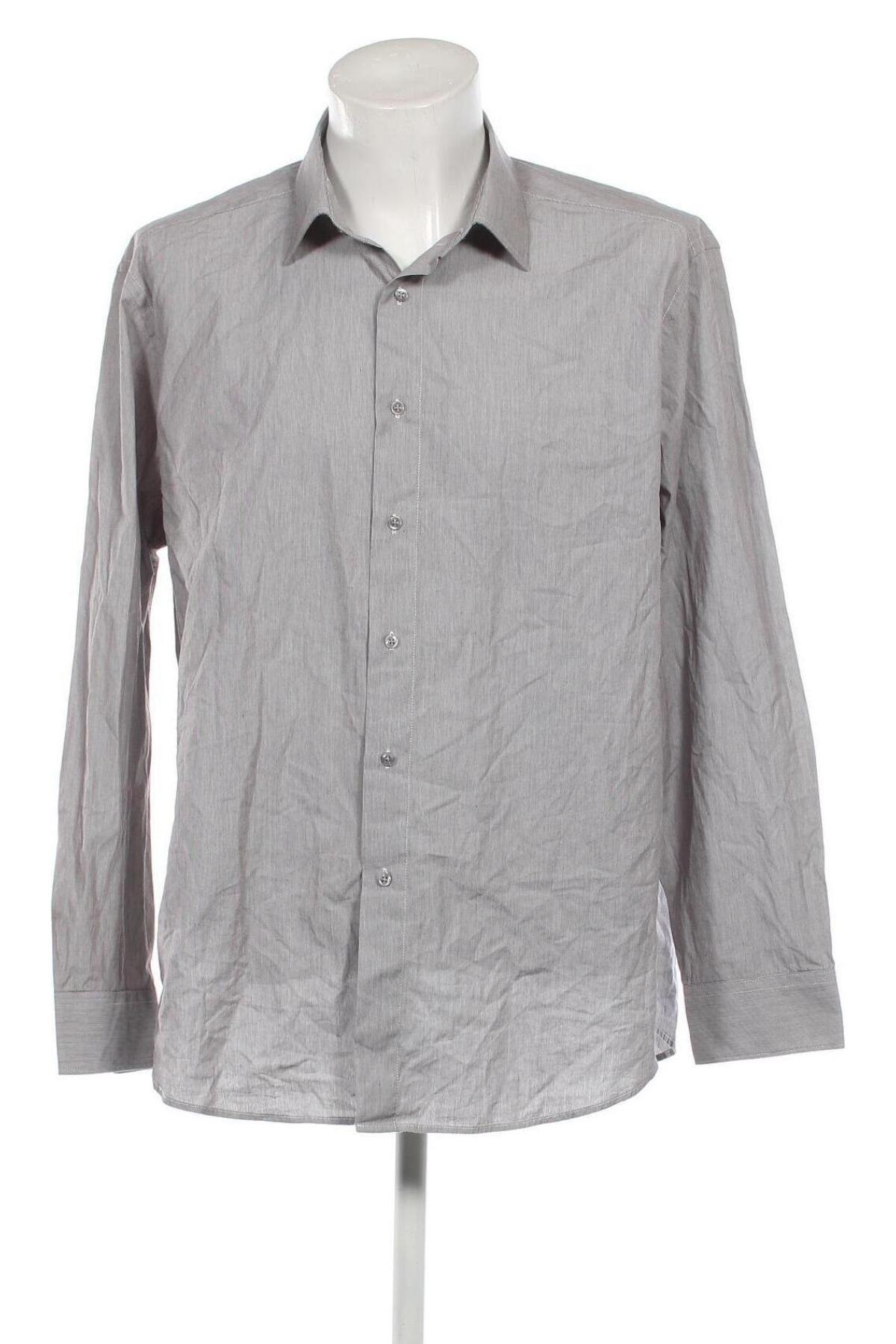 Ανδρικό πουκάμισο Angelo Litrico, Μέγεθος XXL, Χρώμα Γκρί, Τιμή 9,69 €