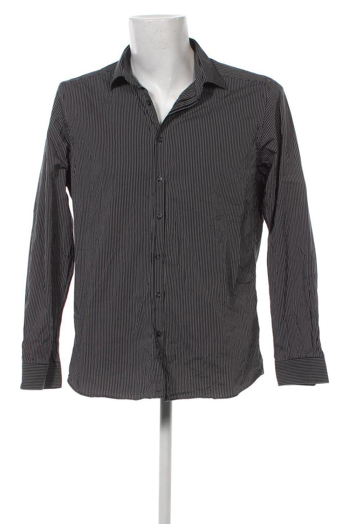 Мъжка риза Angelo Litrico, Размер L, Цвят Черен, Цена 9,86 лв.