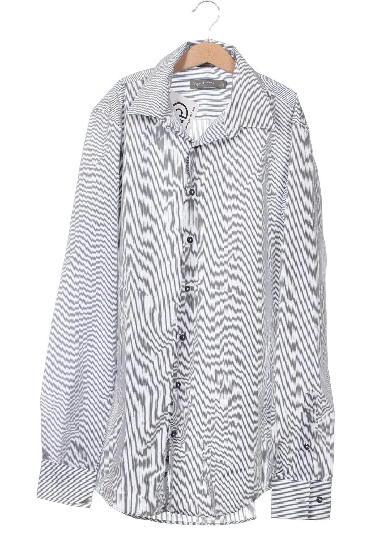 Ανδρικό πουκάμισο Angelo Litrico, Μέγεθος S, Χρώμα Γκρί, Τιμή 3,41 €