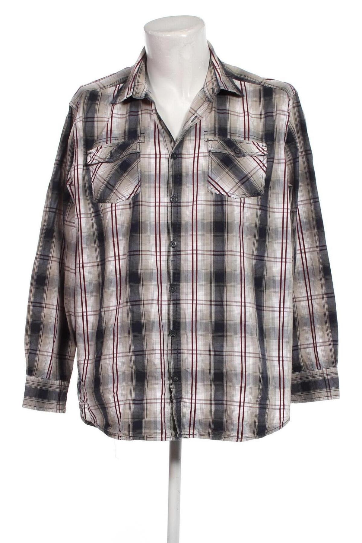 Ανδρικό πουκάμισο Canda, Μέγεθος XXL, Χρώμα Πολύχρωμο, Τιμή 9,15 €