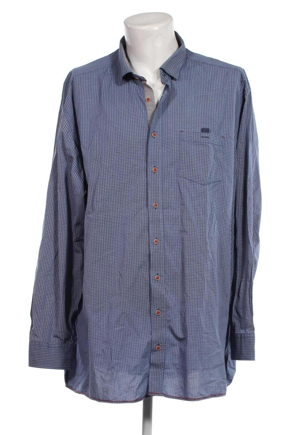 Ανδρικό πουκάμισο Casa Moda, Μέγεθος 4XL, Χρώμα Μπλέ, Τιμή 24,12 €
