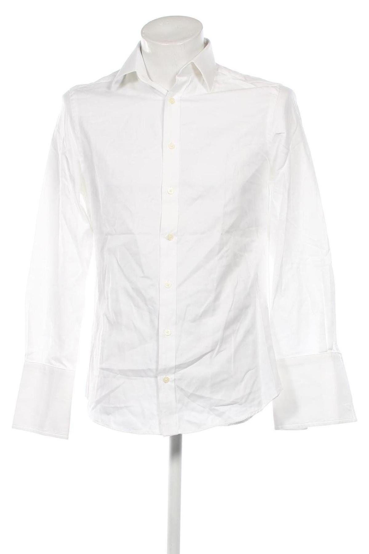 Мъжка риза Charles Tyrwhitt, Размер M, Цвят Бял, Цена 32,37 лв.