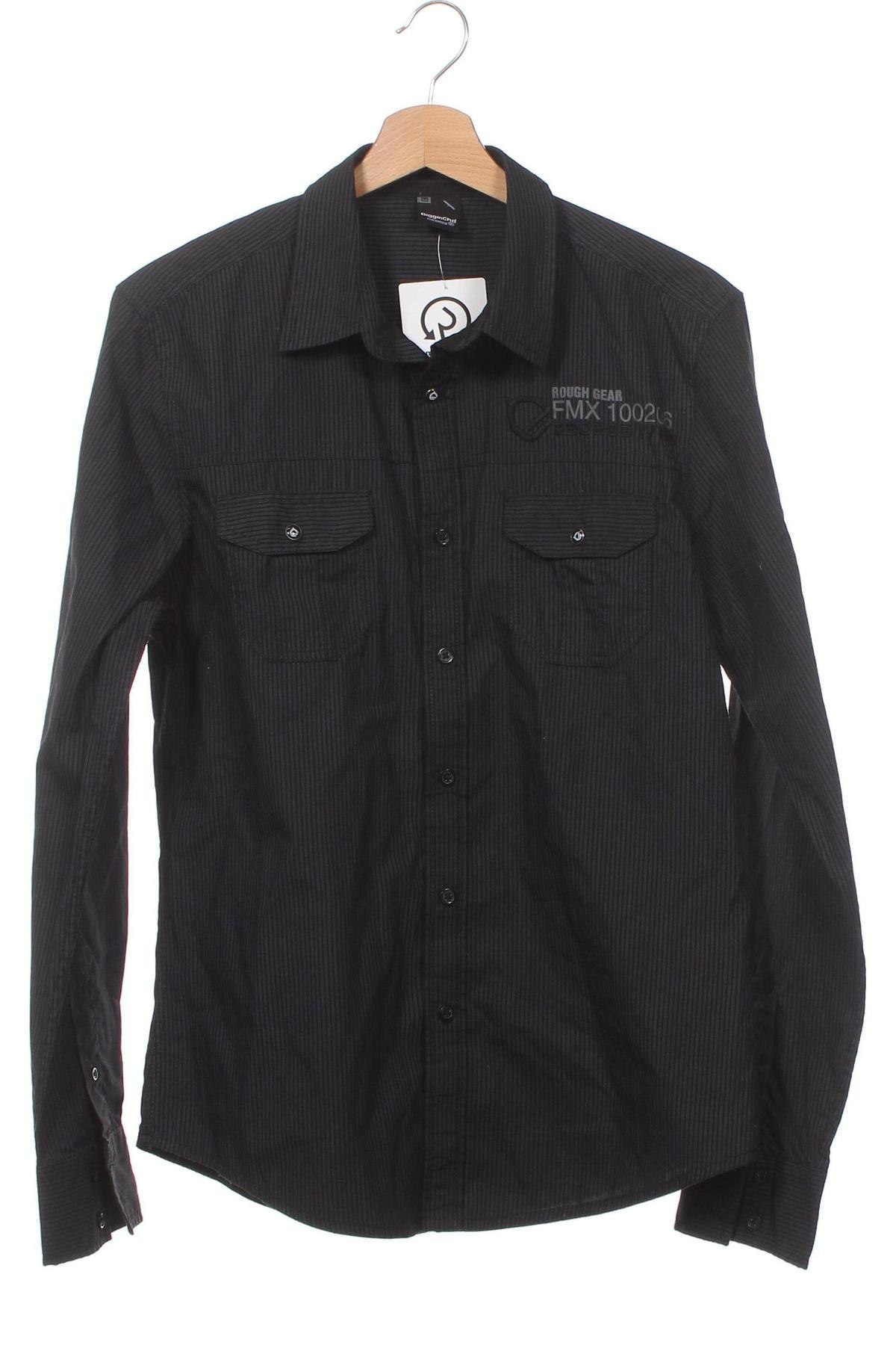 Мъжка риза Clockhouse, Размер M, Цвят Черен, Цена 6,67 лв.
