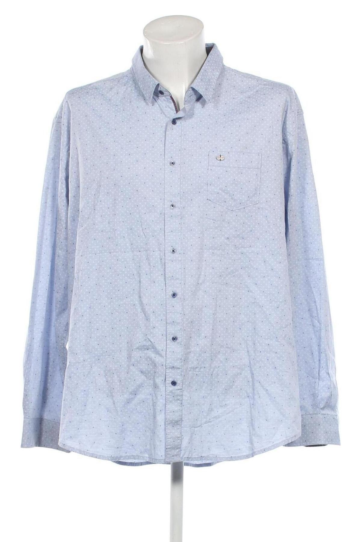 Мъжка риза Engbers, Размер 5XL, Цвят Син, Цена 39,00 лв.