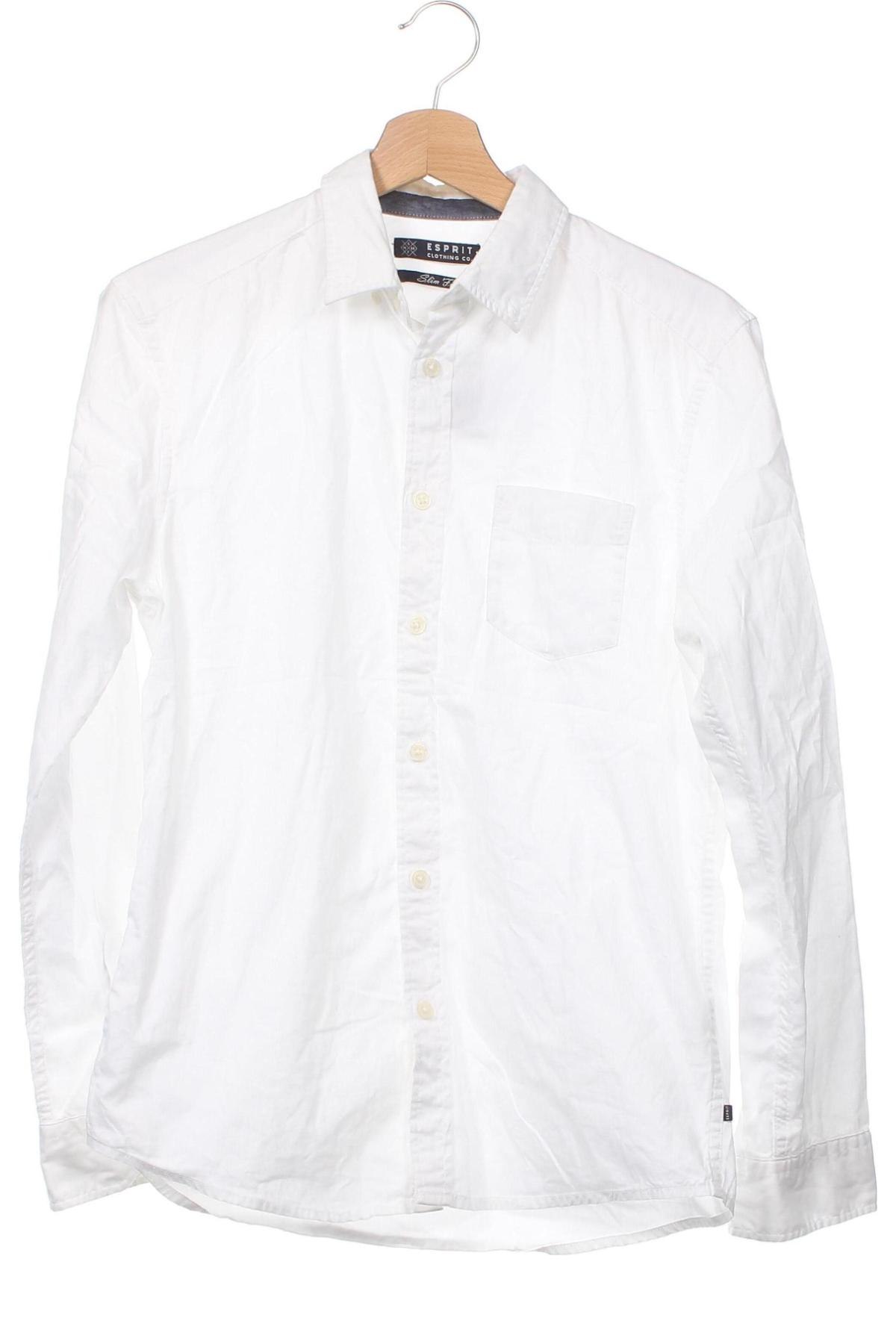 Мъжка риза Esprit, Размер S, Цвят Бял, Цена 29,00 лв.