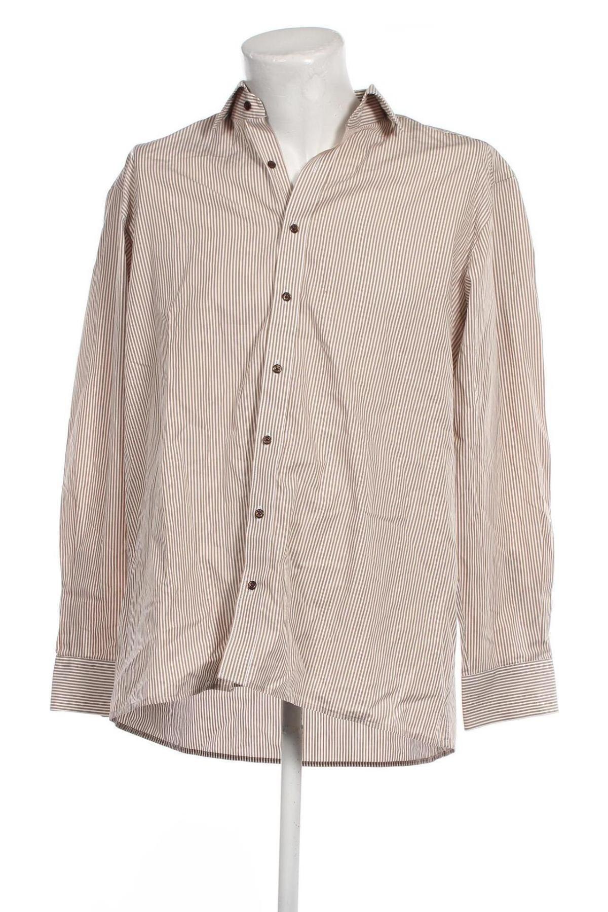 Ανδρικό πουκάμισο Eterna, Μέγεθος XL, Χρώμα Καφέ, Τιμή 24,12 €