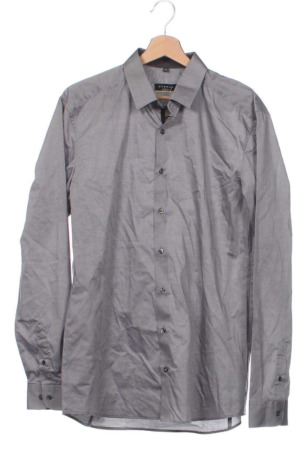 Herrenhemd Eterna, Größe L, Farbe Grau, Preis € 7,87