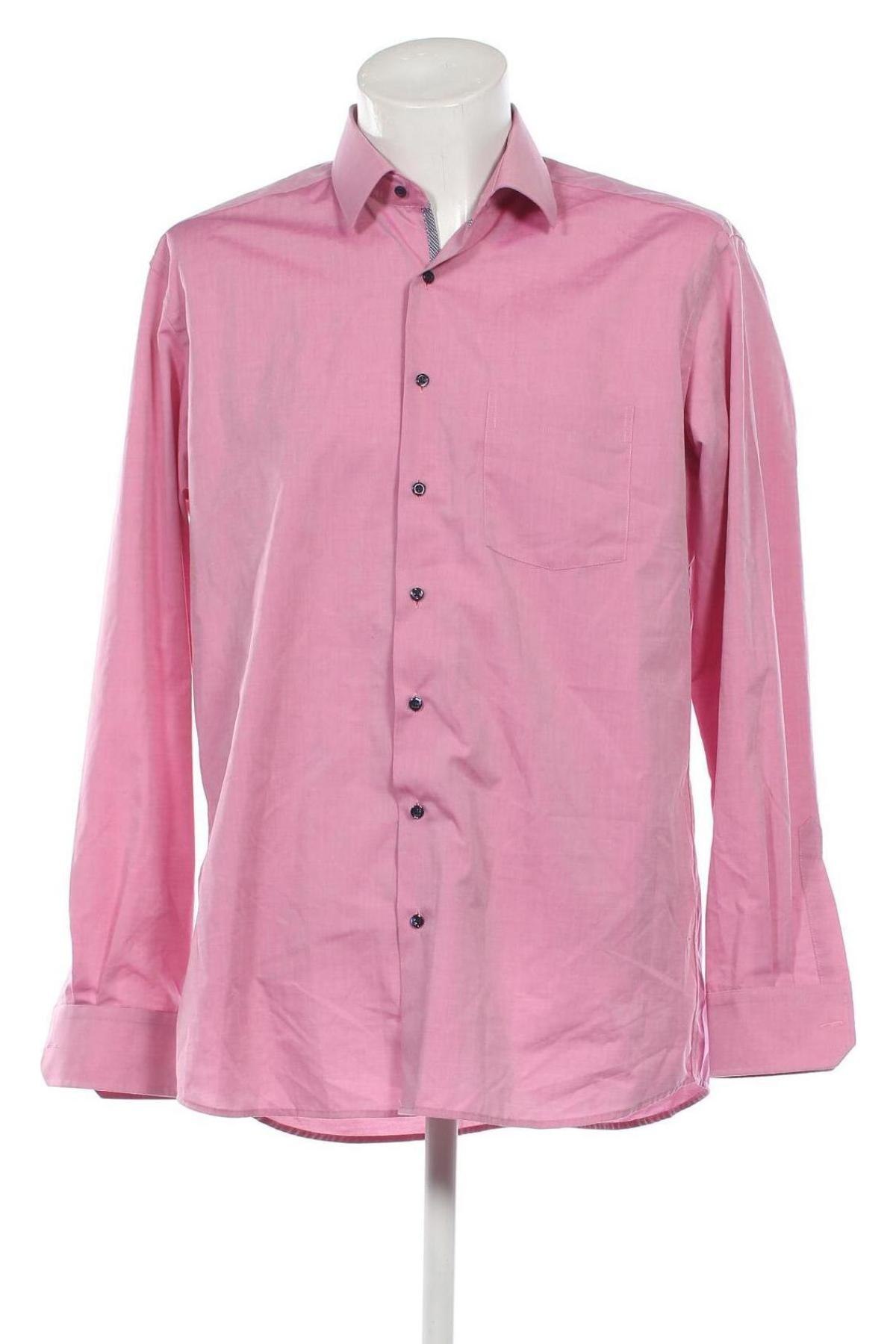 Ανδρικό πουκάμισο Eterna, Μέγεθος XL, Χρώμα Ρόζ , Τιμή 20,50 €