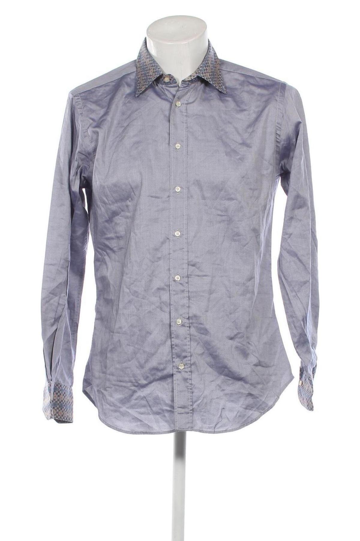 Ανδρικό πουκάμισο Etro, Μέγεθος L, Χρώμα Μπλέ, Τιμή 69,19 €