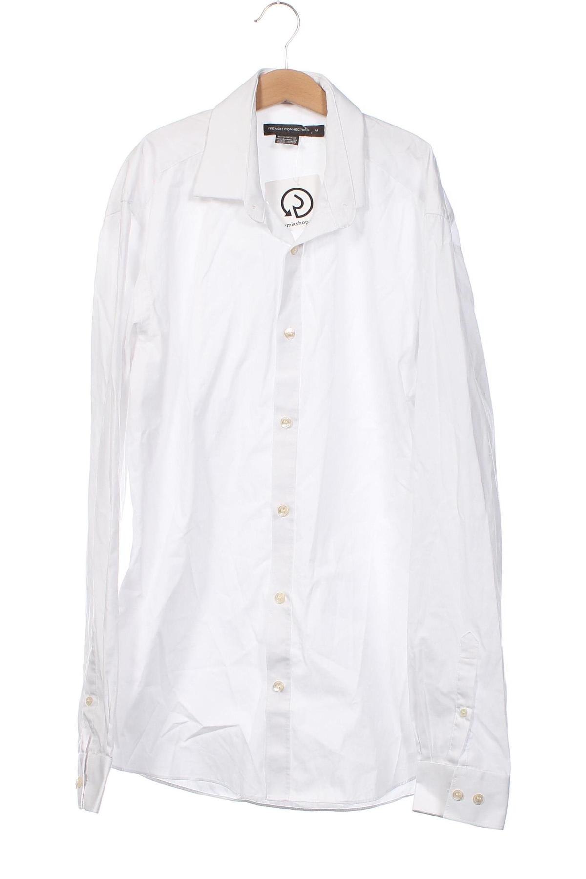 Herrenhemd French Connection, Größe M, Farbe Weiß, Preis 19,85 €