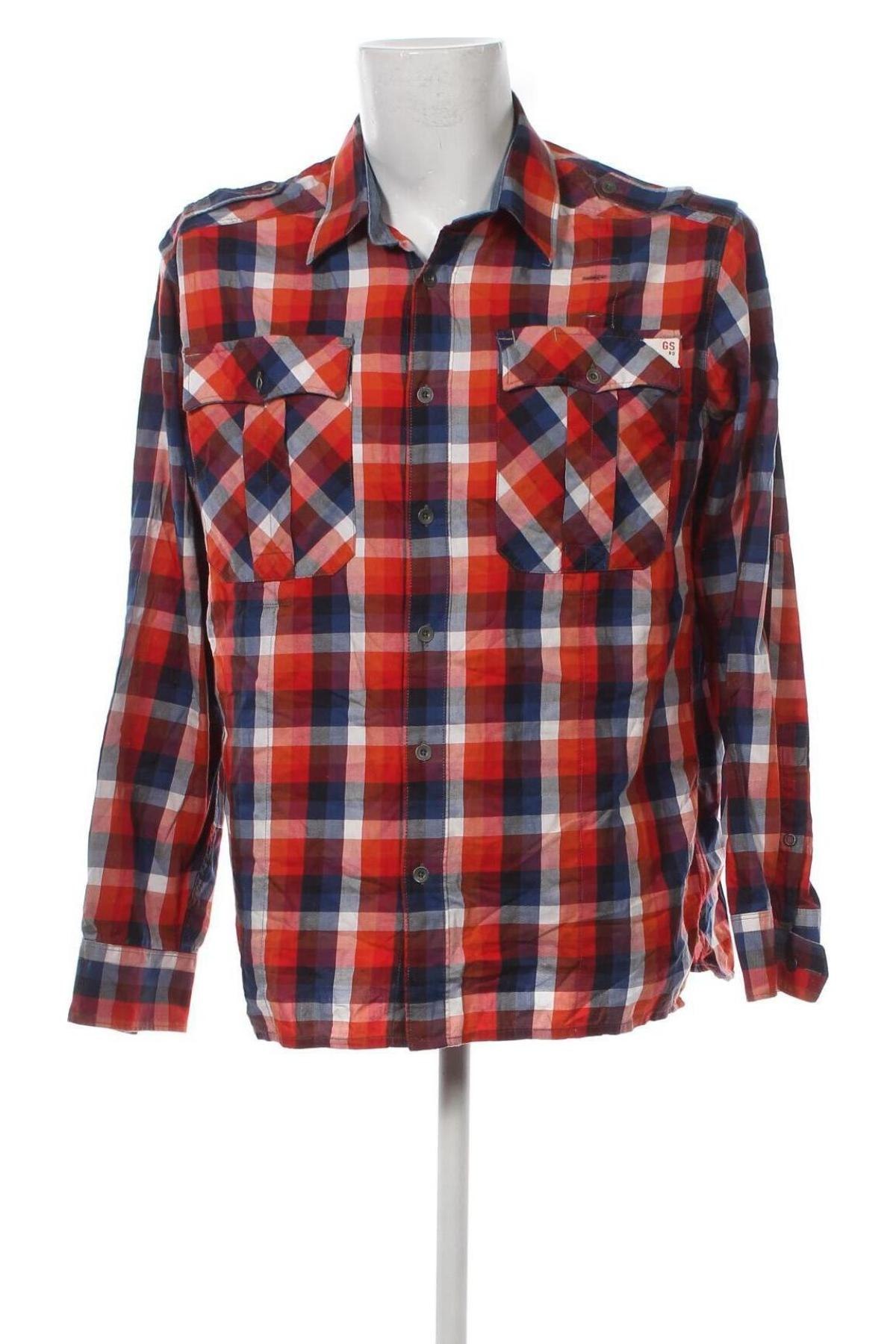 Ανδρικό πουκάμισο G-Star Raw, Μέγεθος XXL, Χρώμα Πολύχρωμο, Τιμή 29,06 €