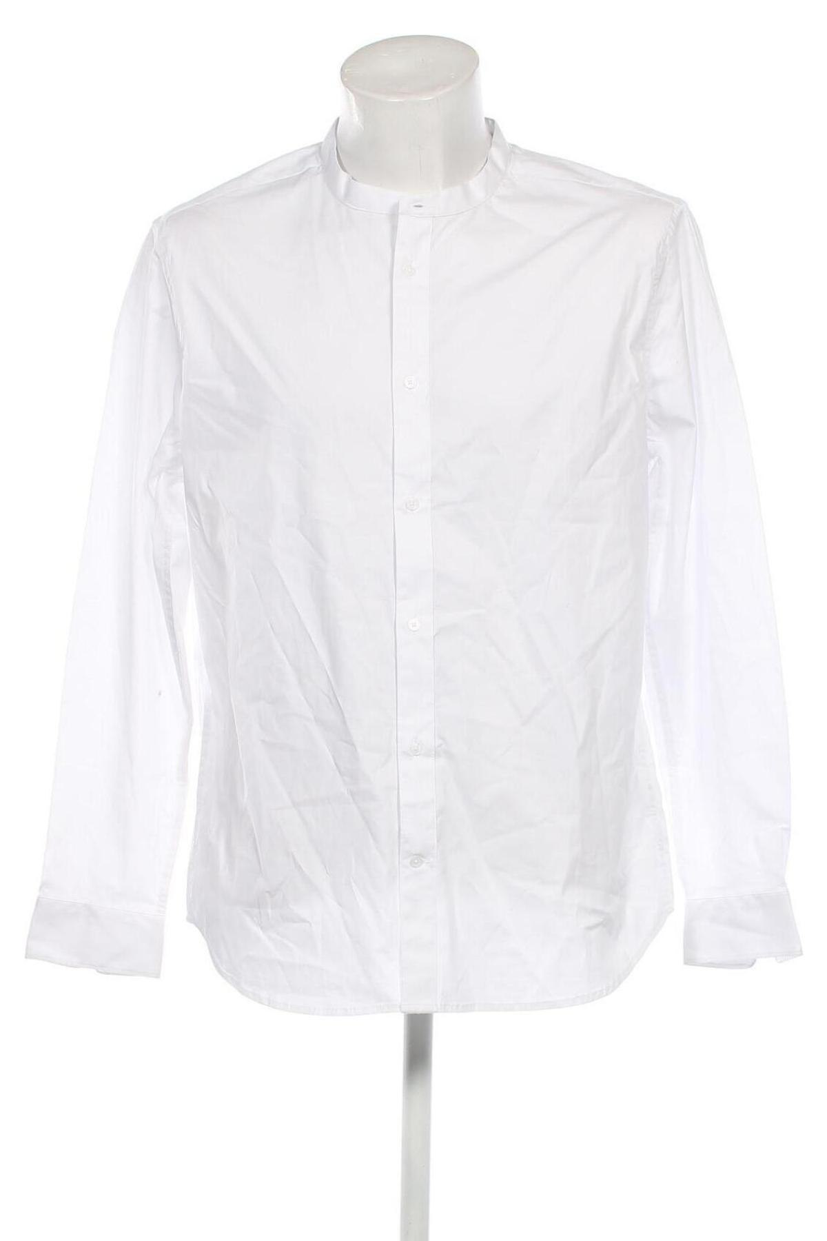 Ανδρικό πουκάμισο H&M, Μέγεθος XXL, Χρώμα Λευκό, Τιμή 17,94 €