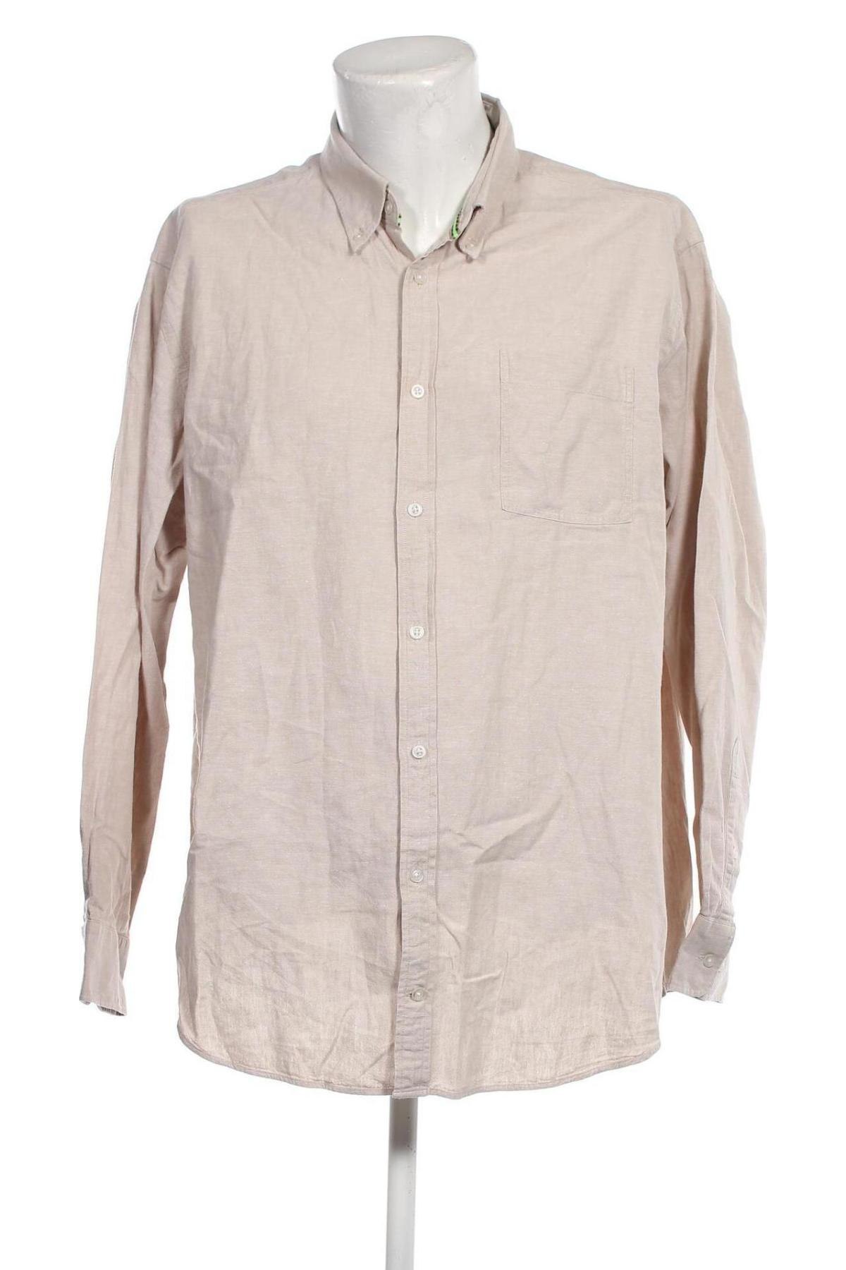 Ανδρικό πουκάμισο JP 1880, Μέγεθος XXL, Χρώμα  Μπέζ, Τιμή 24,86 €