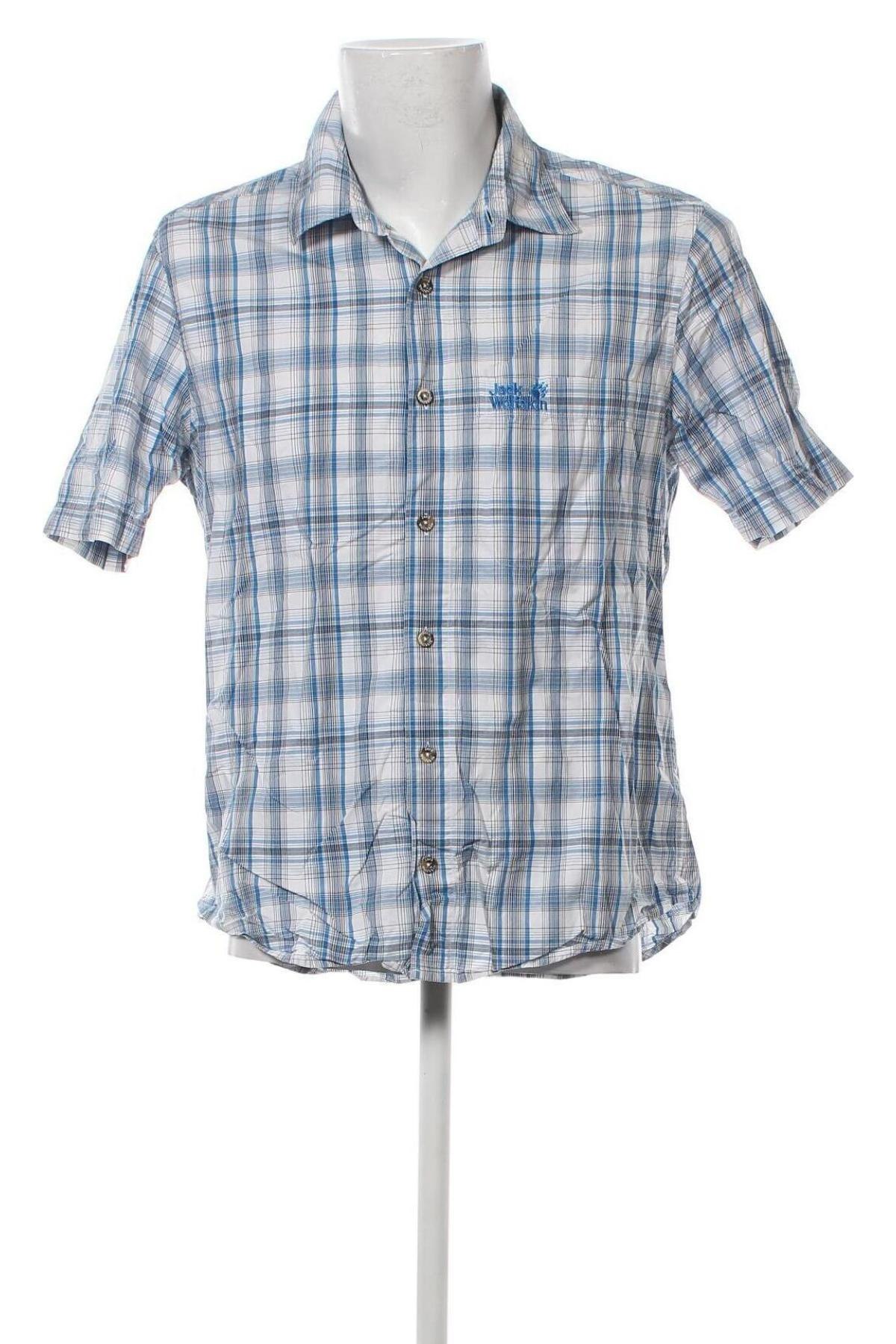 Мъжка риза Jack Wolfskin, Размер M, Цвят Многоцветен, Цена 33,24 лв.