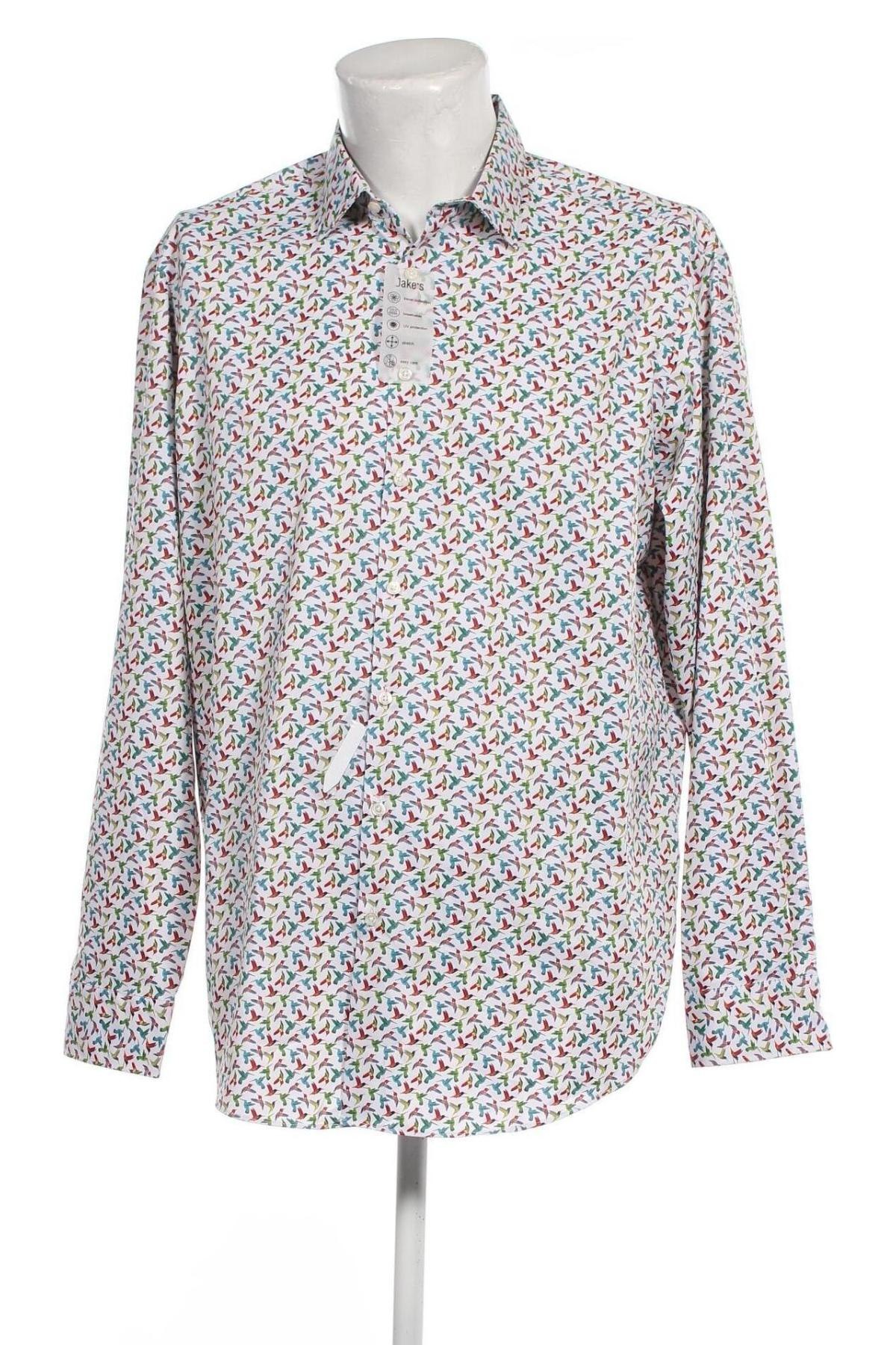 Ανδρικό πουκάμισο Jake*s, Μέγεθος XXL, Χρώμα Πολύχρωμο, Τιμή 30,06 €