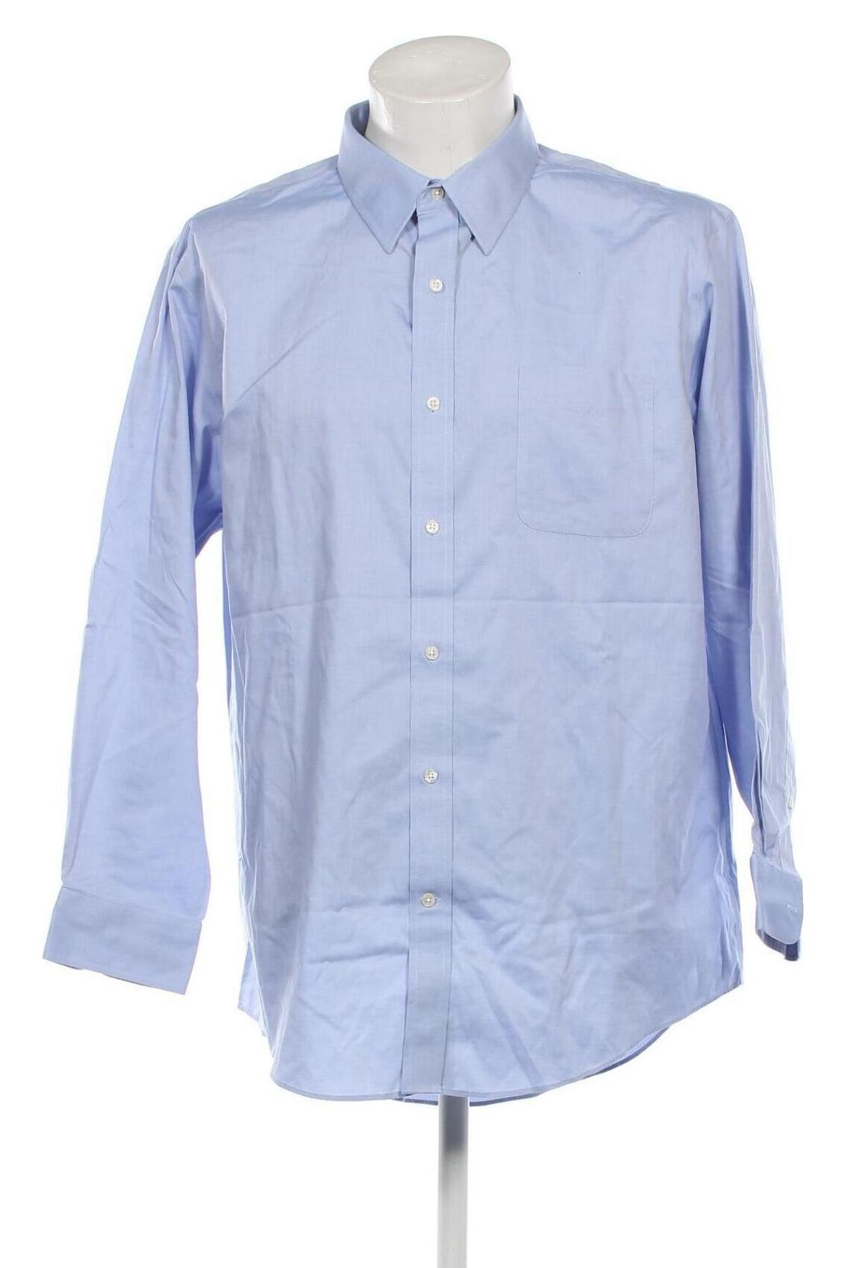 Ανδρικό πουκάμισο Land's End, Μέγεθος XL, Χρώμα Μπλέ, Τιμή 8,91 €