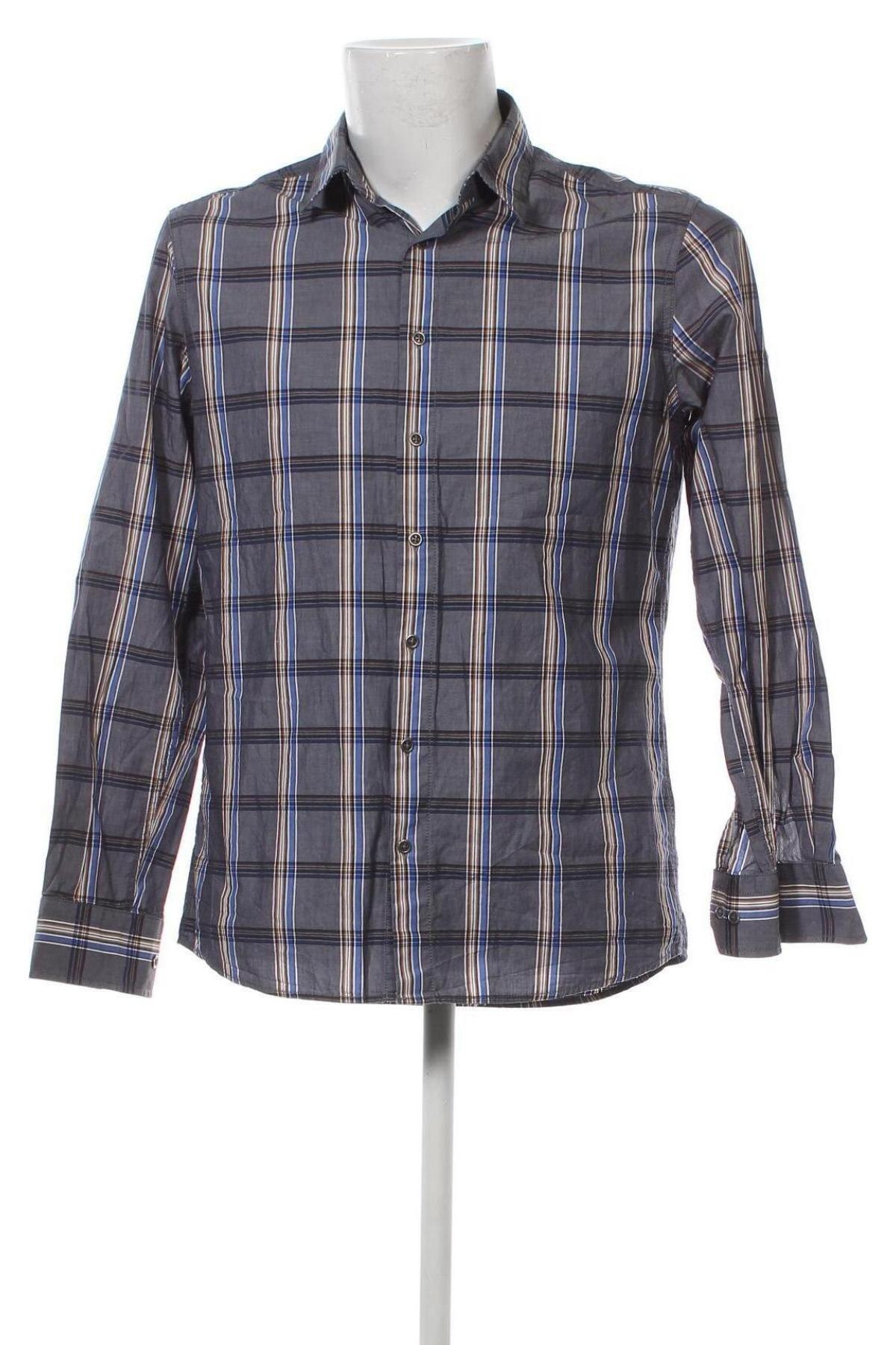 Ανδρικό πουκάμισο Livergy, Μέγεθος M, Χρώμα Γκρί, Τιμή 2,69 €