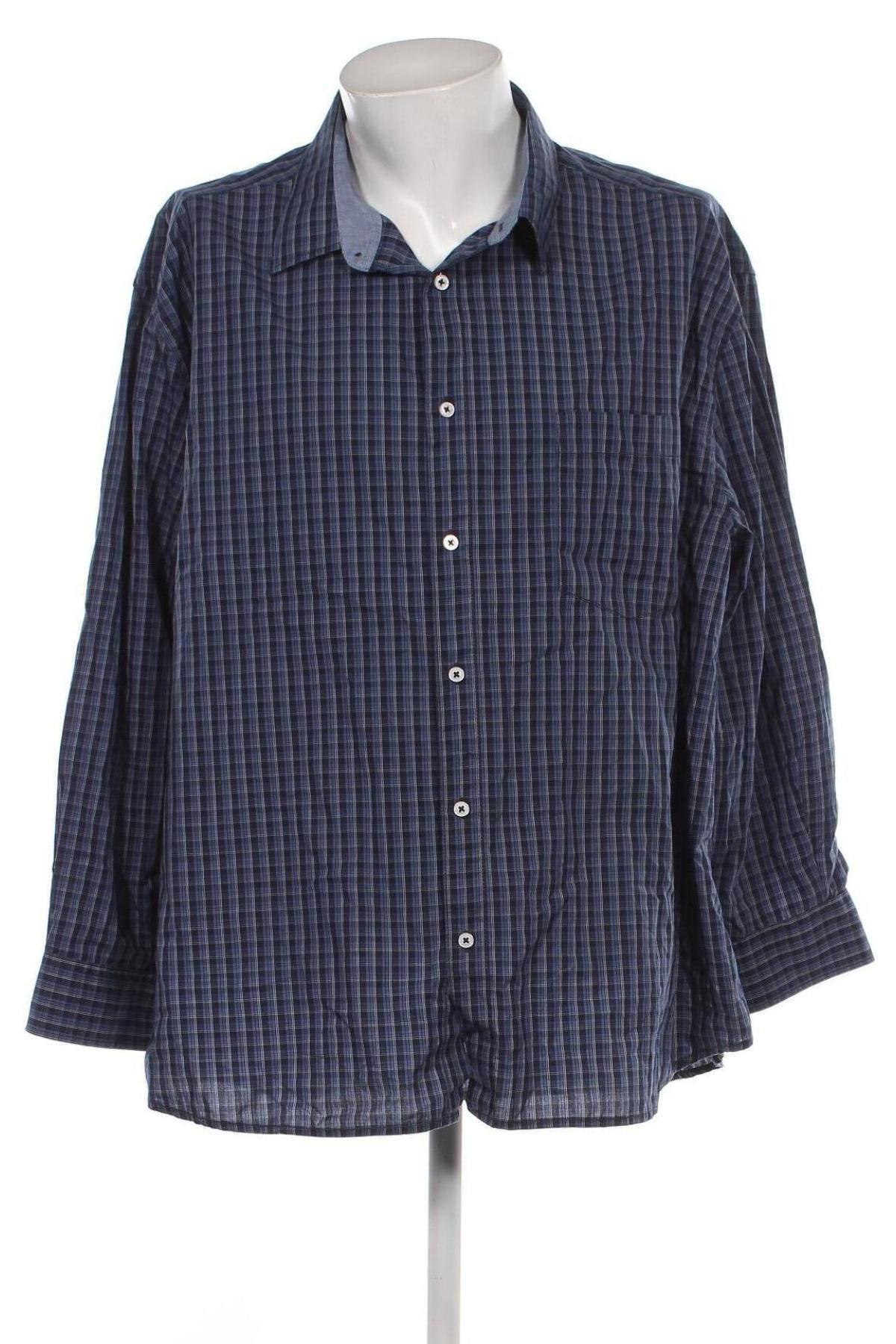 Herrenhemd Luciano, Größe 5XL, Farbe Blau, Preis 16,20 €