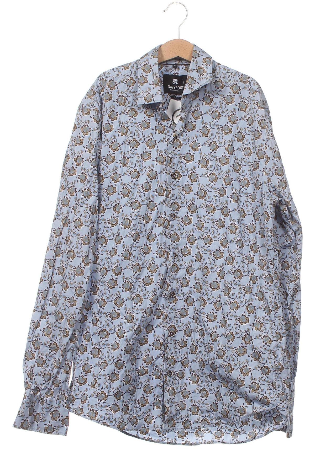 Ανδρικό πουκάμισο Navyboot, Μέγεθος S, Χρώμα Πολύχρωμο, Τιμή 16,03 €