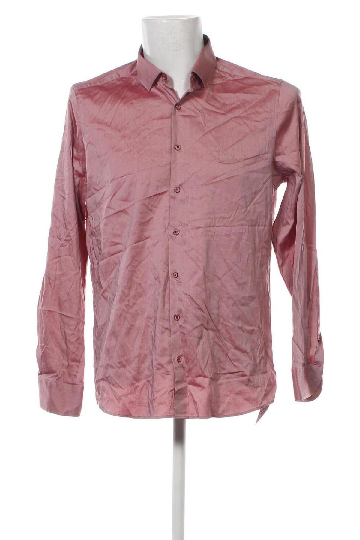 Herrenhemd Olymp, Größe L, Farbe Aschrosa, Preis € 22,25