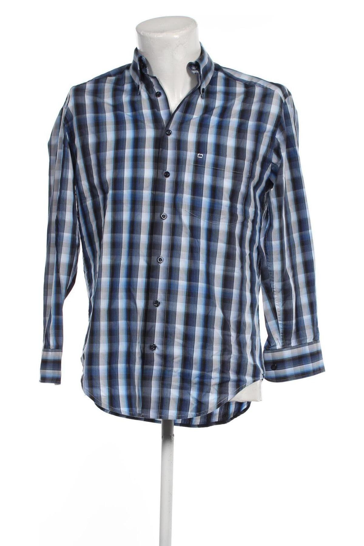 Ανδρικό πουκάμισο Olymp, Μέγεθος S, Χρώμα Μπλέ, Τιμή 3,62 €