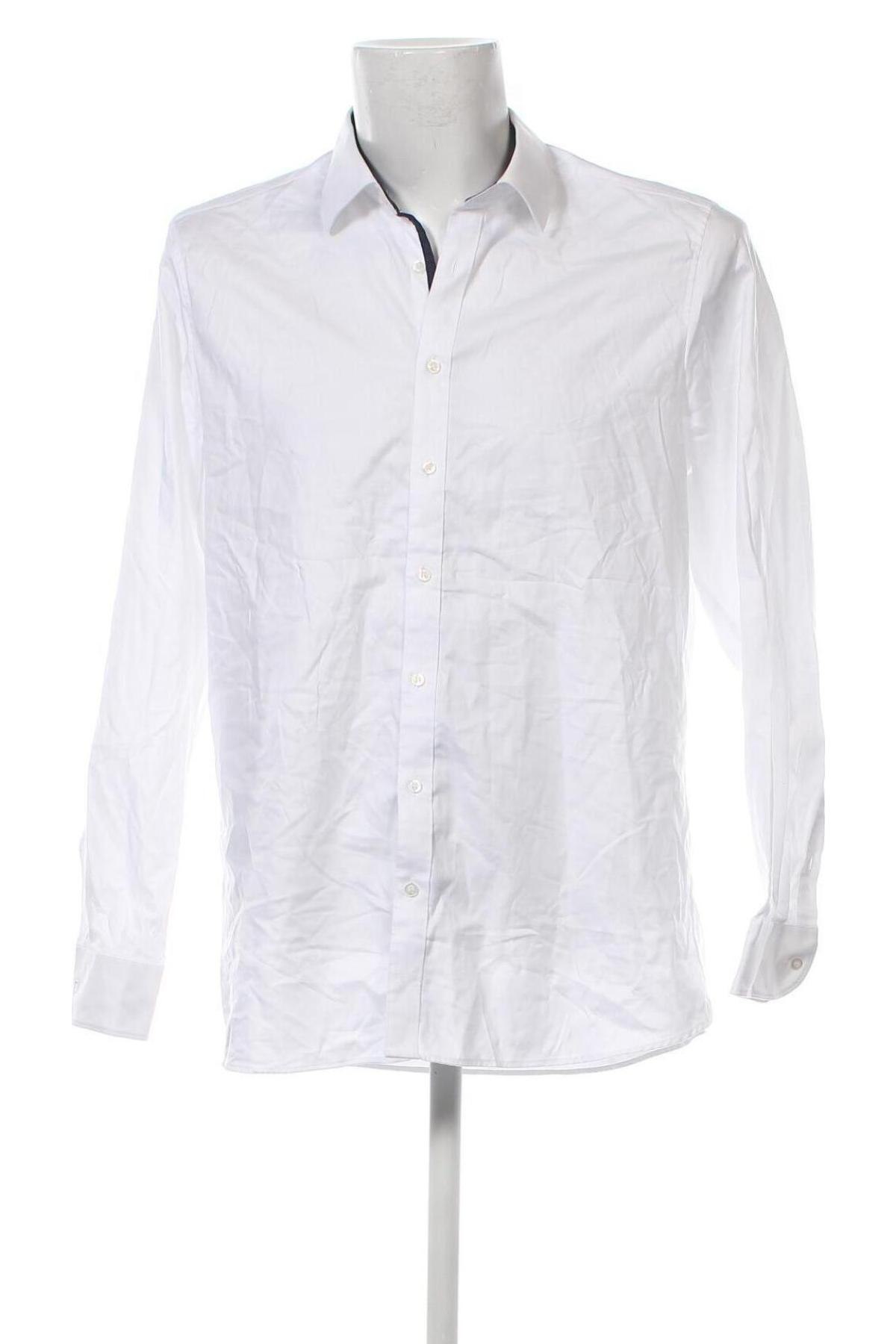 Ανδρικό πουκάμισο Olymp, Μέγεθος XL, Χρώμα Λευκό, Τιμή 24,12 €