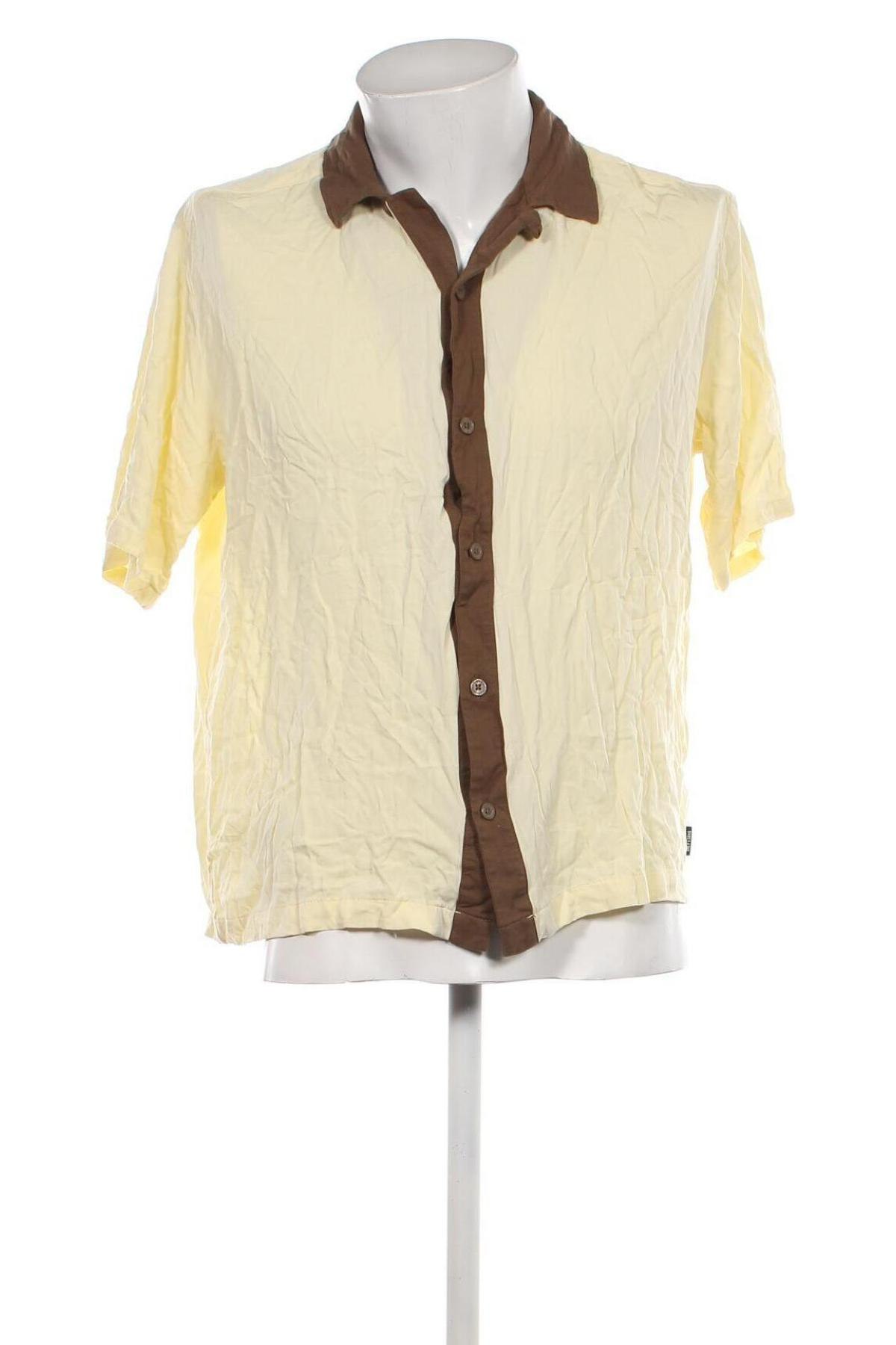 Herrenhemd Only & Sons, Größe L, Farbe Gelb, Preis € 20,18
