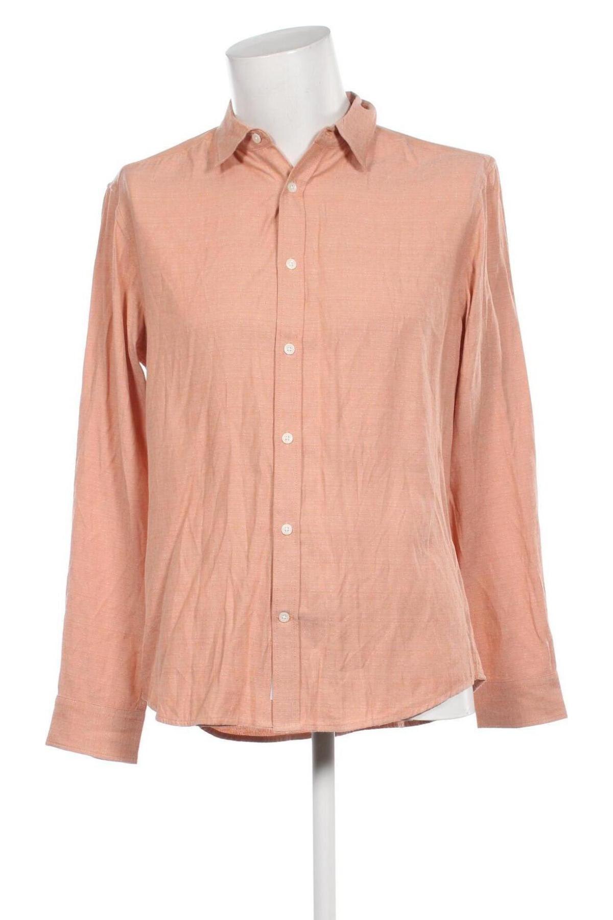 Ανδρικό πουκάμισο Only & Sons, Μέγεθος L, Χρώμα Πορτοκαλί, Τιμή 10,43 €