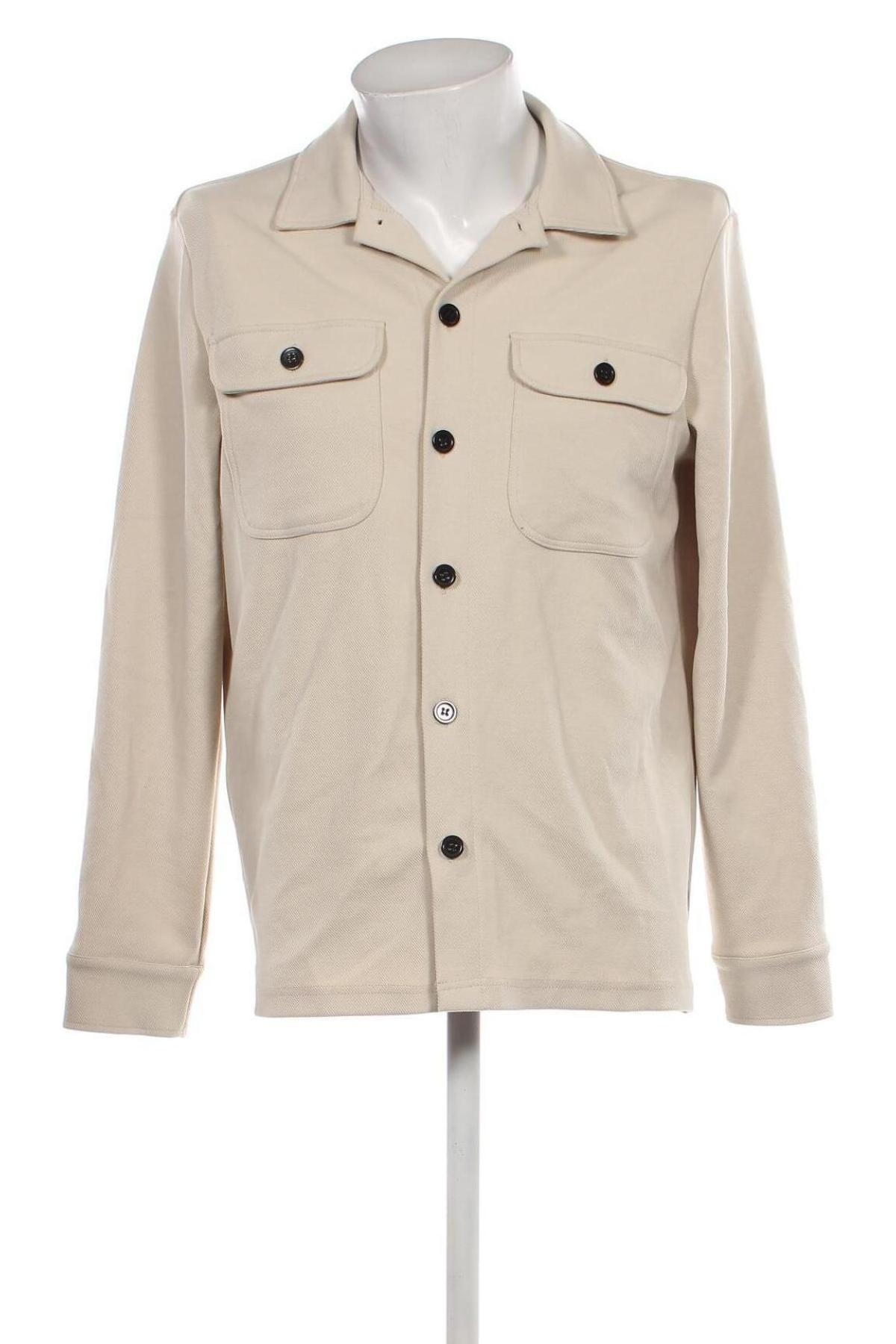 Herrenhemd Only & Sons, Größe L, Farbe Beige, Preis € 23,71