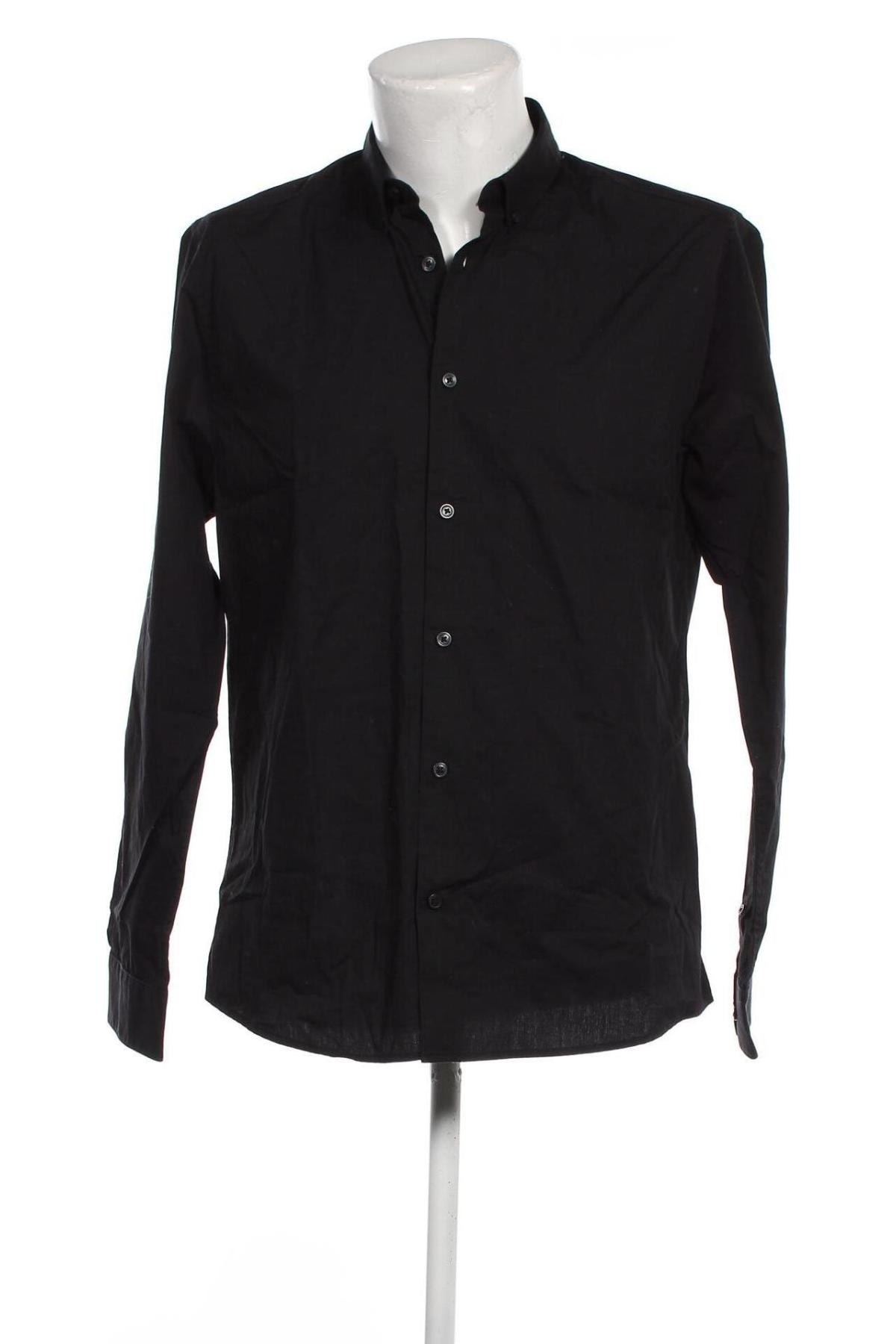 Мъжка риза Only & Sons, Размер XL, Цвят Черен, Цена 46,00 лв.