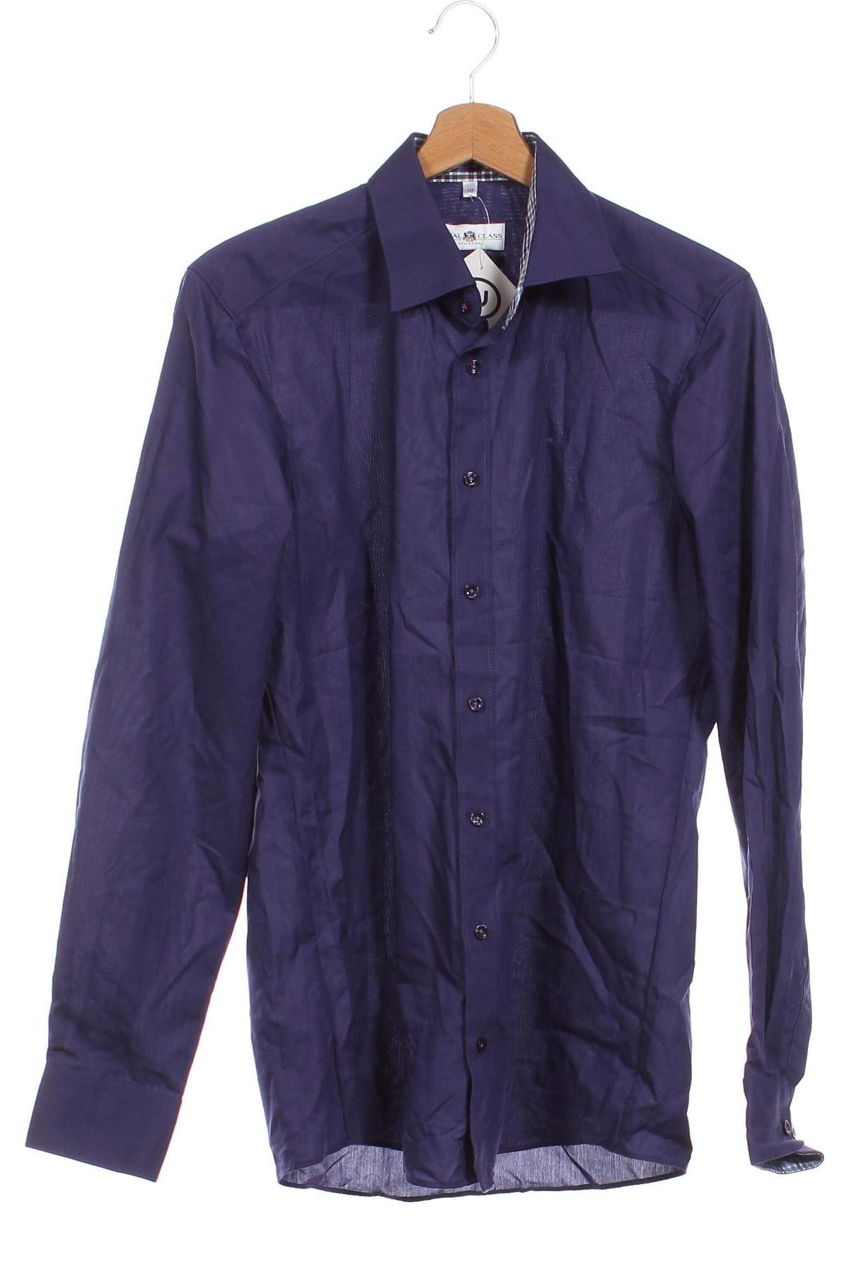 Ανδρικό πουκάμισο Royal Class, Μέγεθος M, Χρώμα Βιολετί, Τιμή 3,59 €