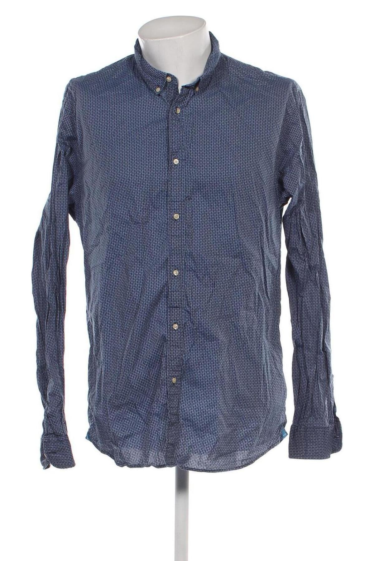 Herrenhemd Scotch & Soda, Größe XXL, Farbe Blau, Preis € 25,93