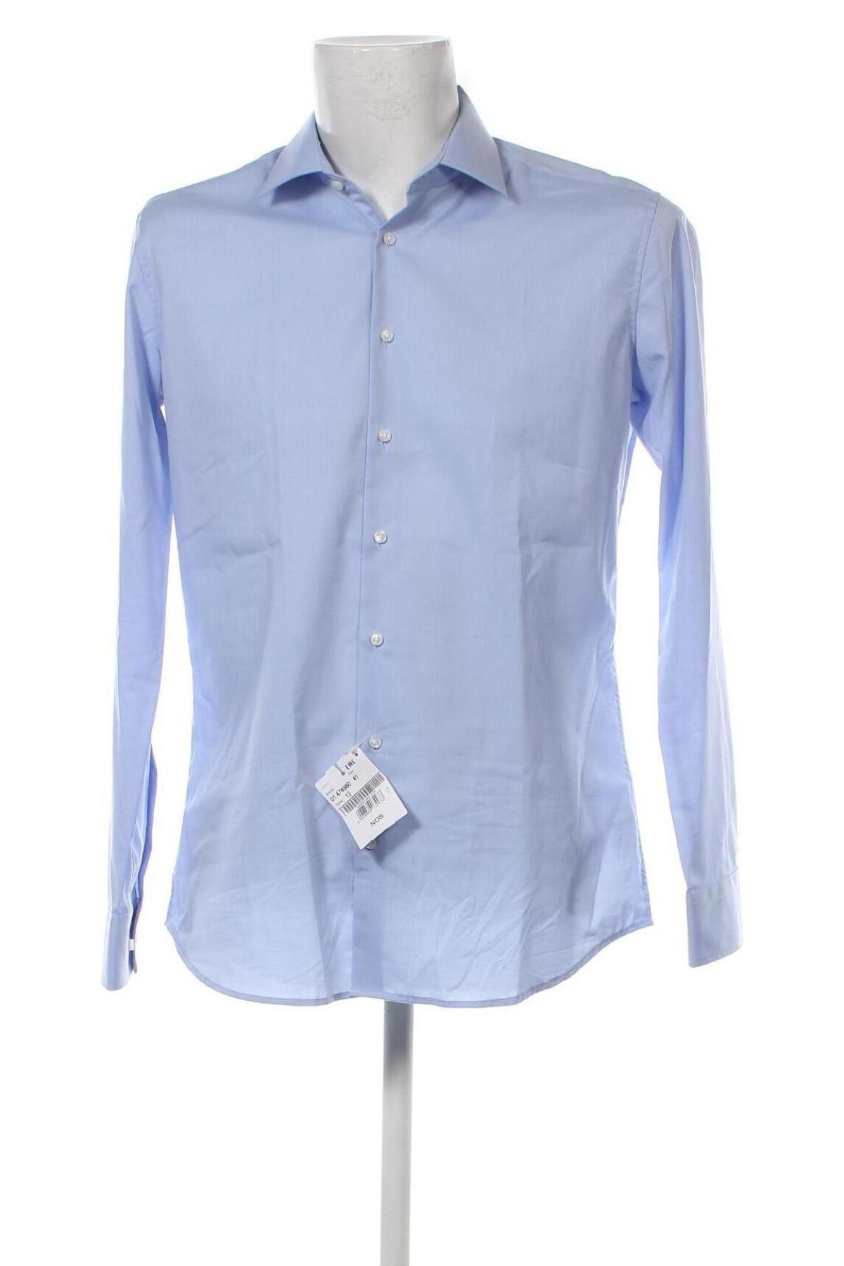 Ανδρικό πουκάμισο Seidensticker, Μέγεθος L, Χρώμα Μπλέ, Τιμή 37,11 €