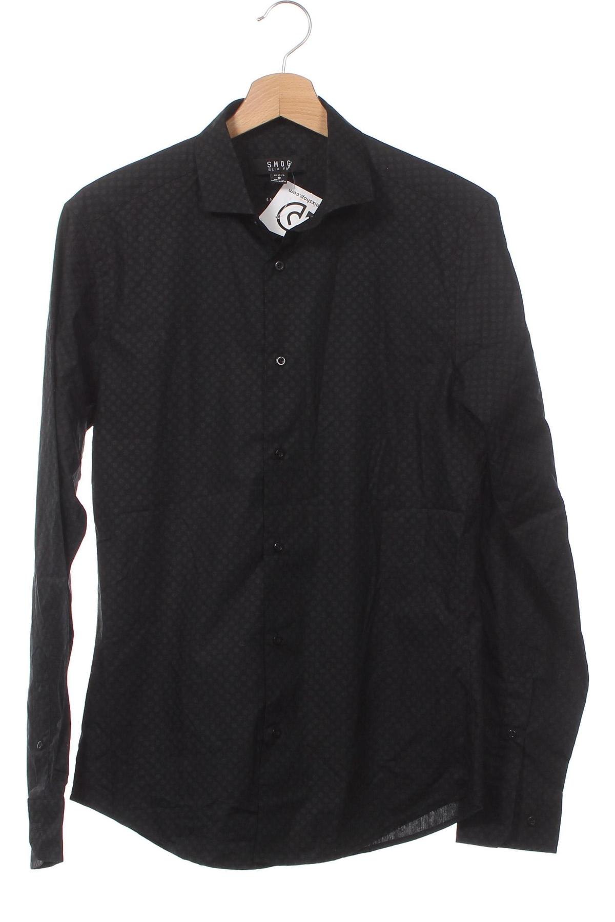 Мъжка риза Smog, Размер S, Цвят Черен, Цена 29,00 лв.