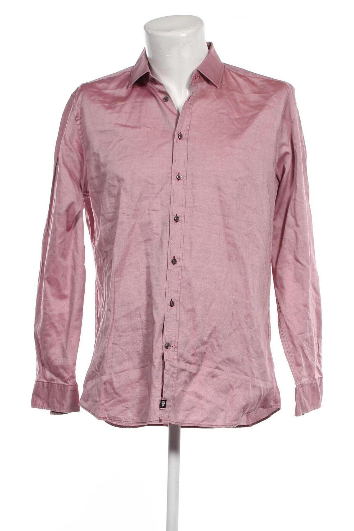 Ανδρικό πουκάμισο Strellson, Μέγεθος XL, Χρώμα Ρόζ , Τιμή 12,30 €