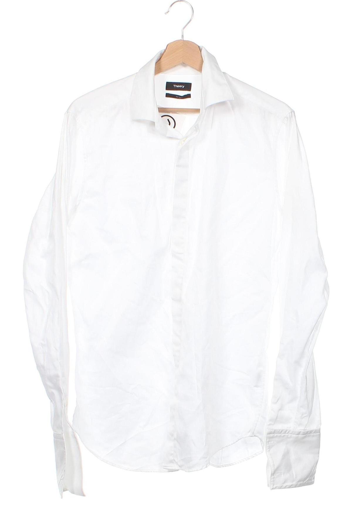 Мъжка риза Theory, Размер M, Цвят Бял, Цена 44,82 лв.