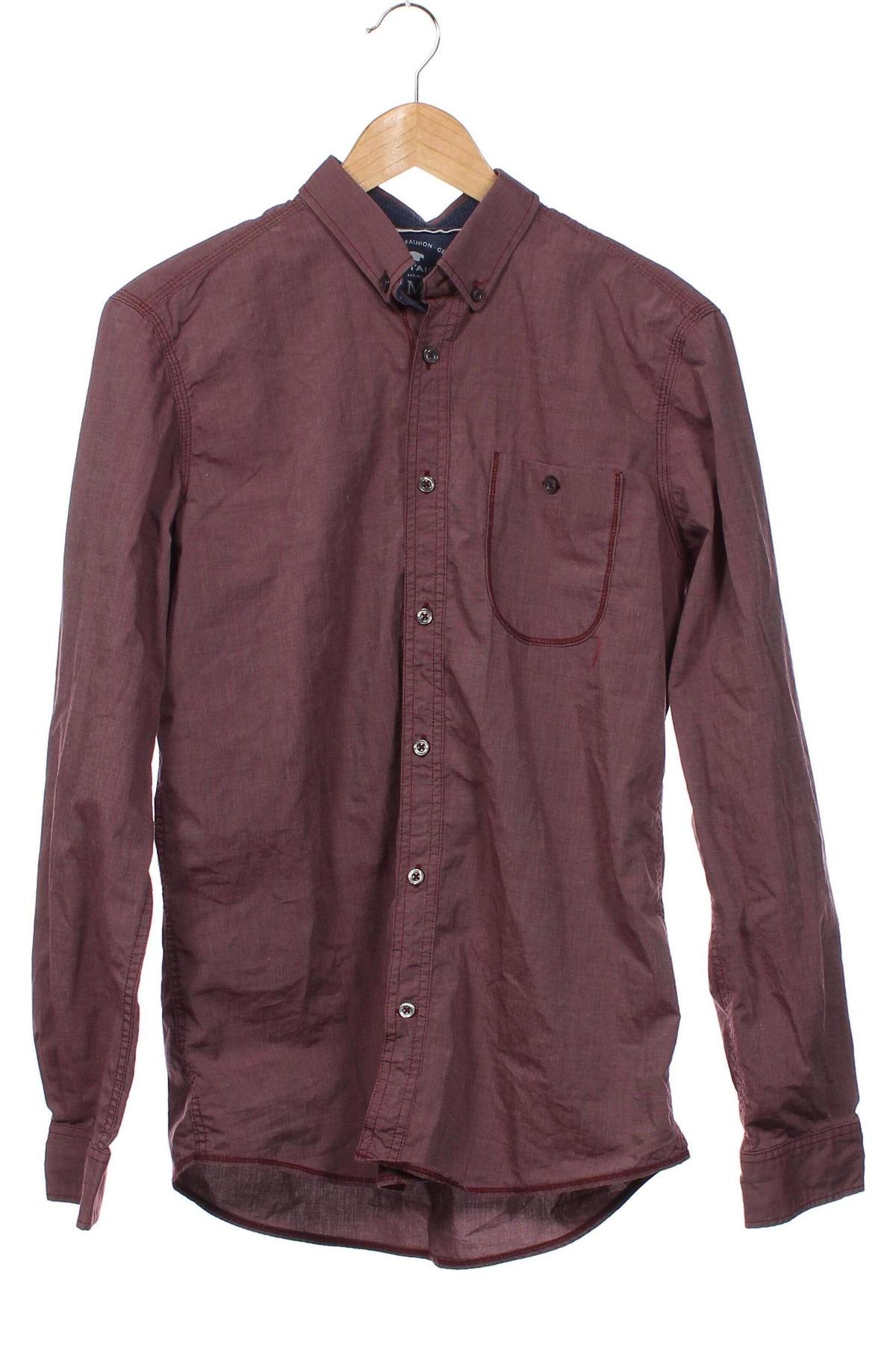Ανδρικό πουκάμισο Tom Tailor, Μέγεθος M, Χρώμα Κόκκινο, Τιμή 14,85 €