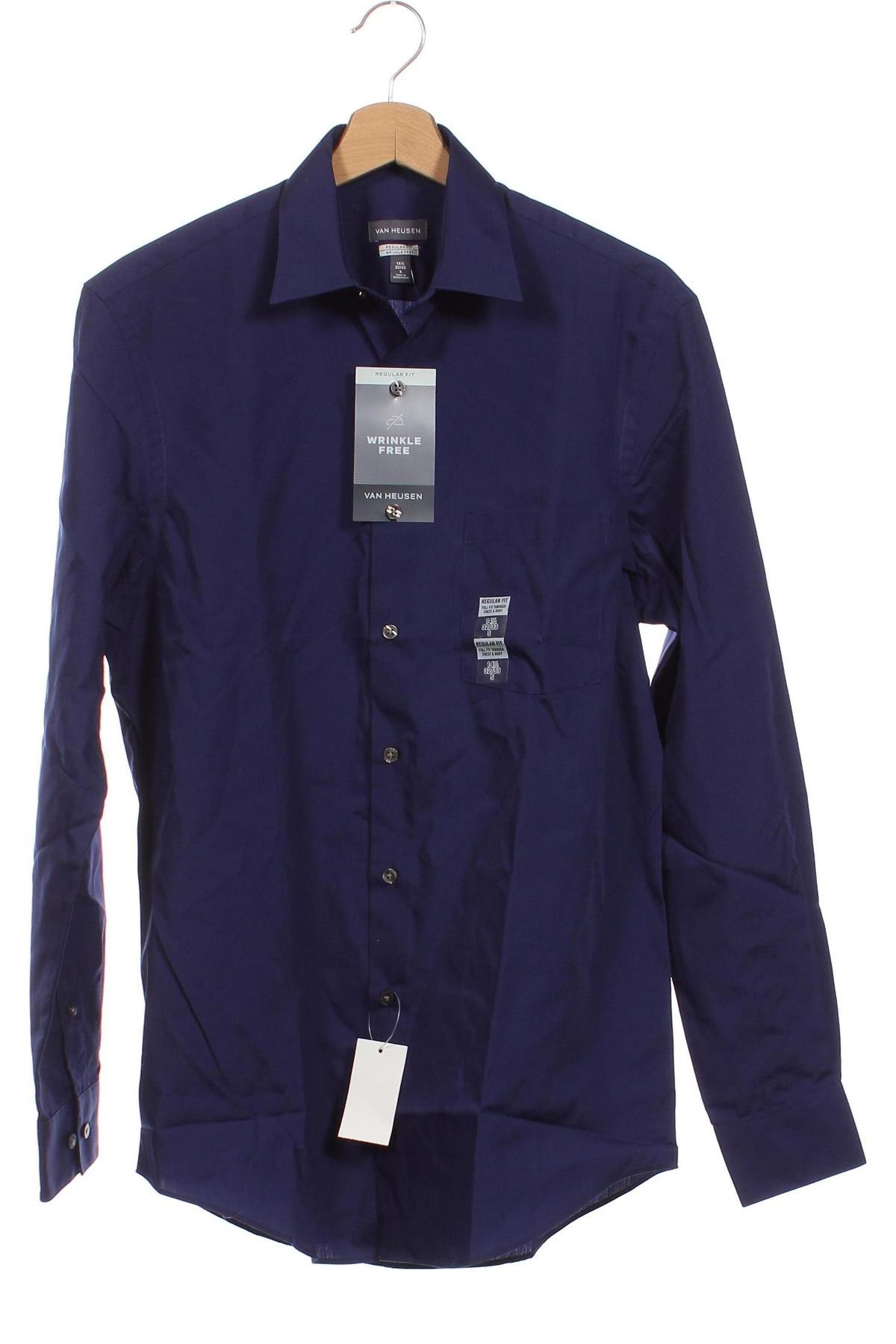 Herrenhemd Van Heusen, Größe S, Farbe Blau, Preis 9,48 €